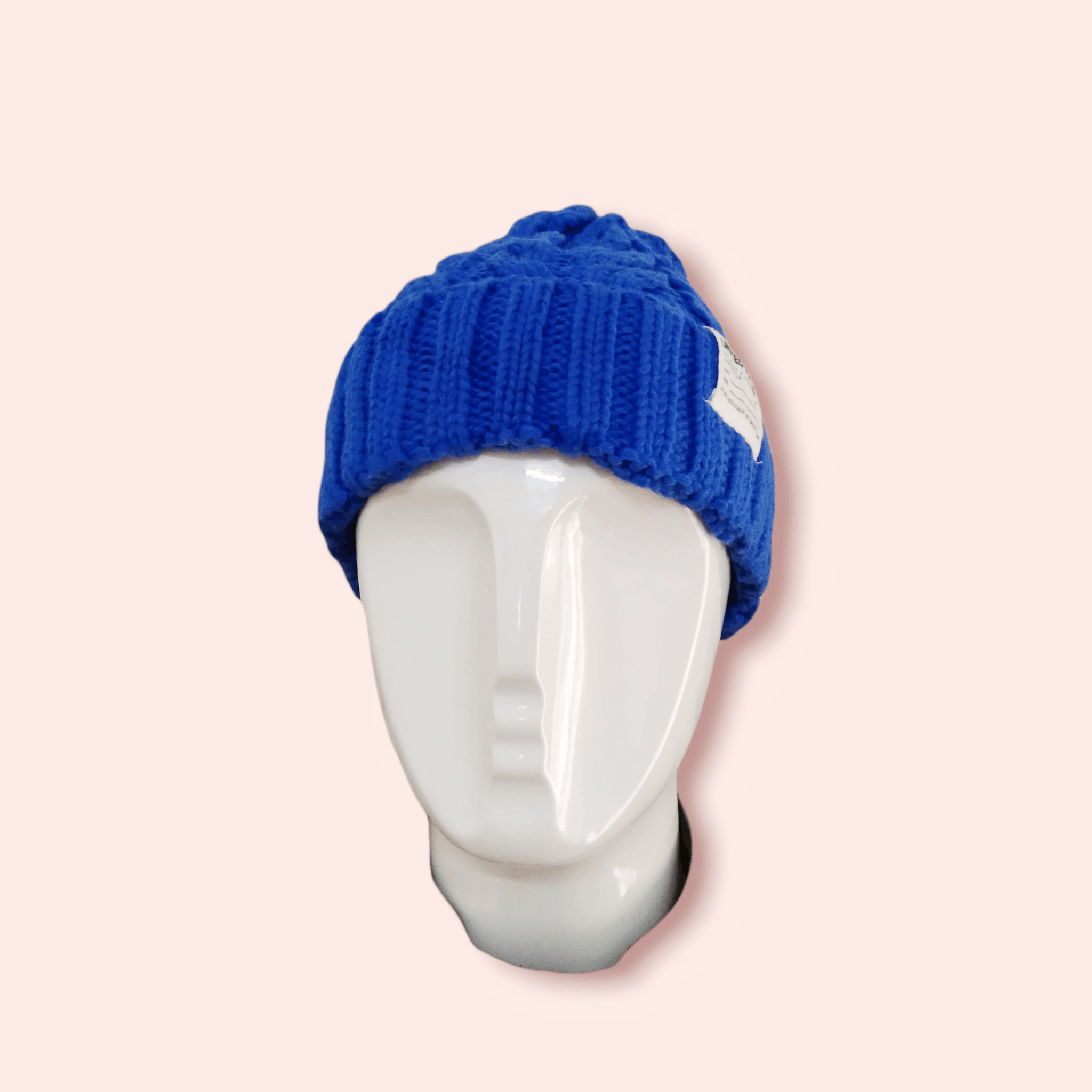 Vintage WOOL BLEND COLOURED CABLE BEANIE Size ONE SIZE - 3 Thumbnail