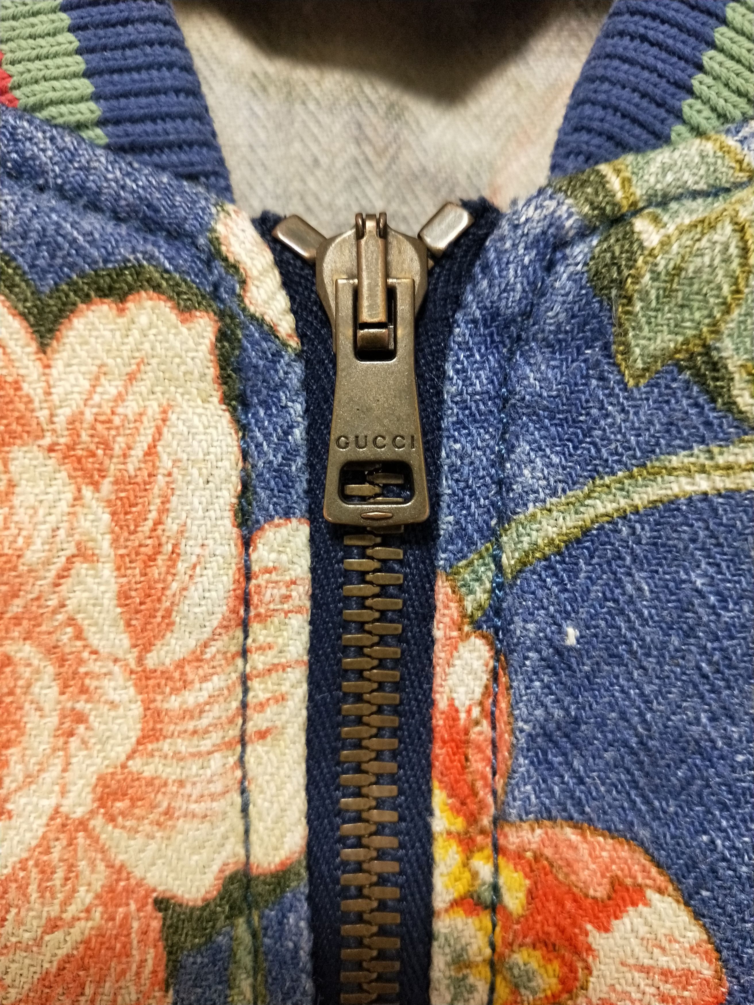 Gucci Floral Linen Bomber Jacket Size US S / EU 44-46 / 1 - 4 Thumbnail