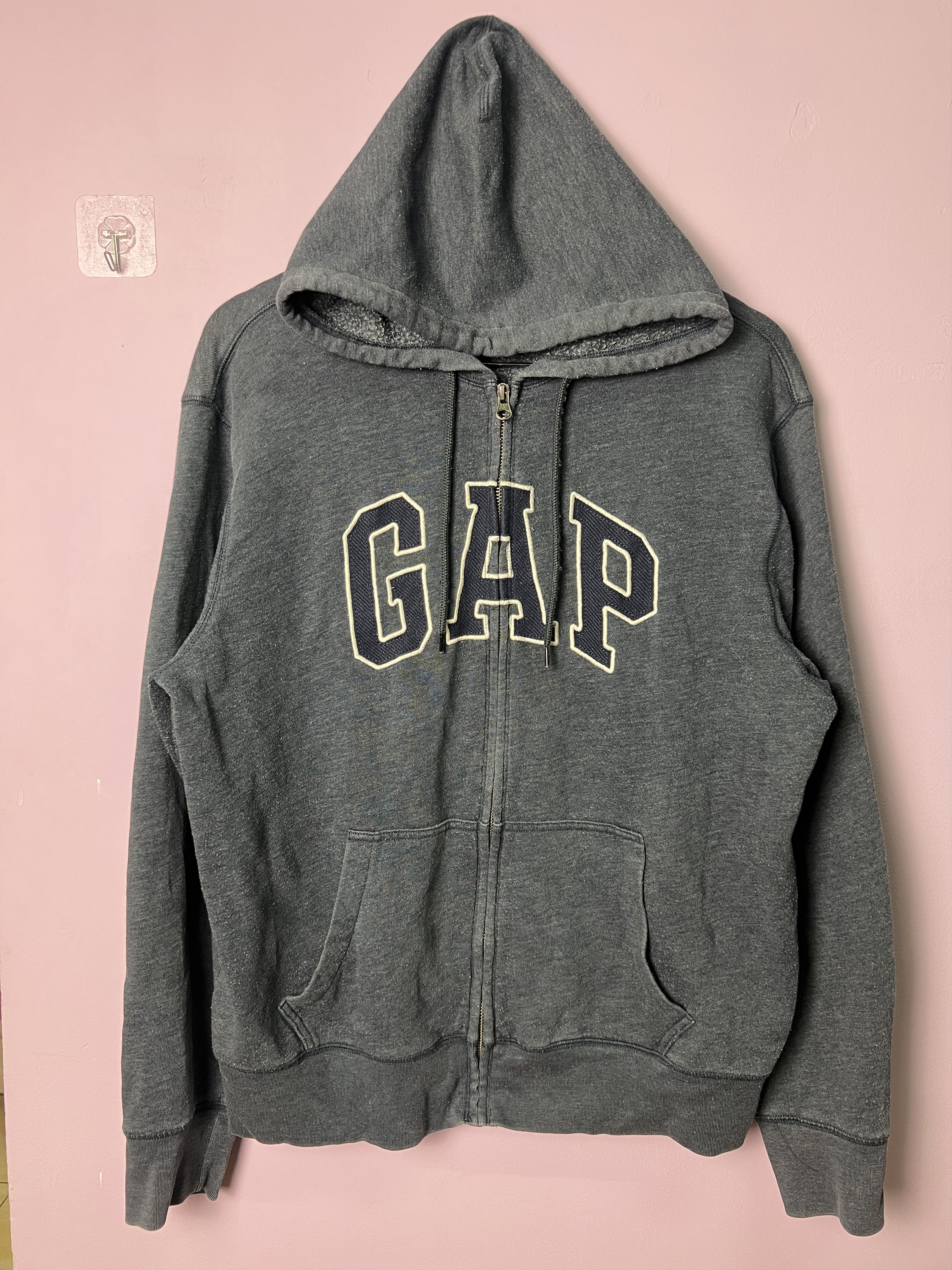 Gap 🔥Vintage Gap Zipper Hoodies Size US L / EU 52-54 / 3 - 1 Thumbnail