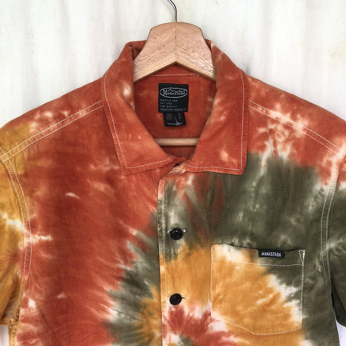 Manastash manastash tie dye mountain shirt Size US S / EU 44-46 / 1 - 2 Thumbnail