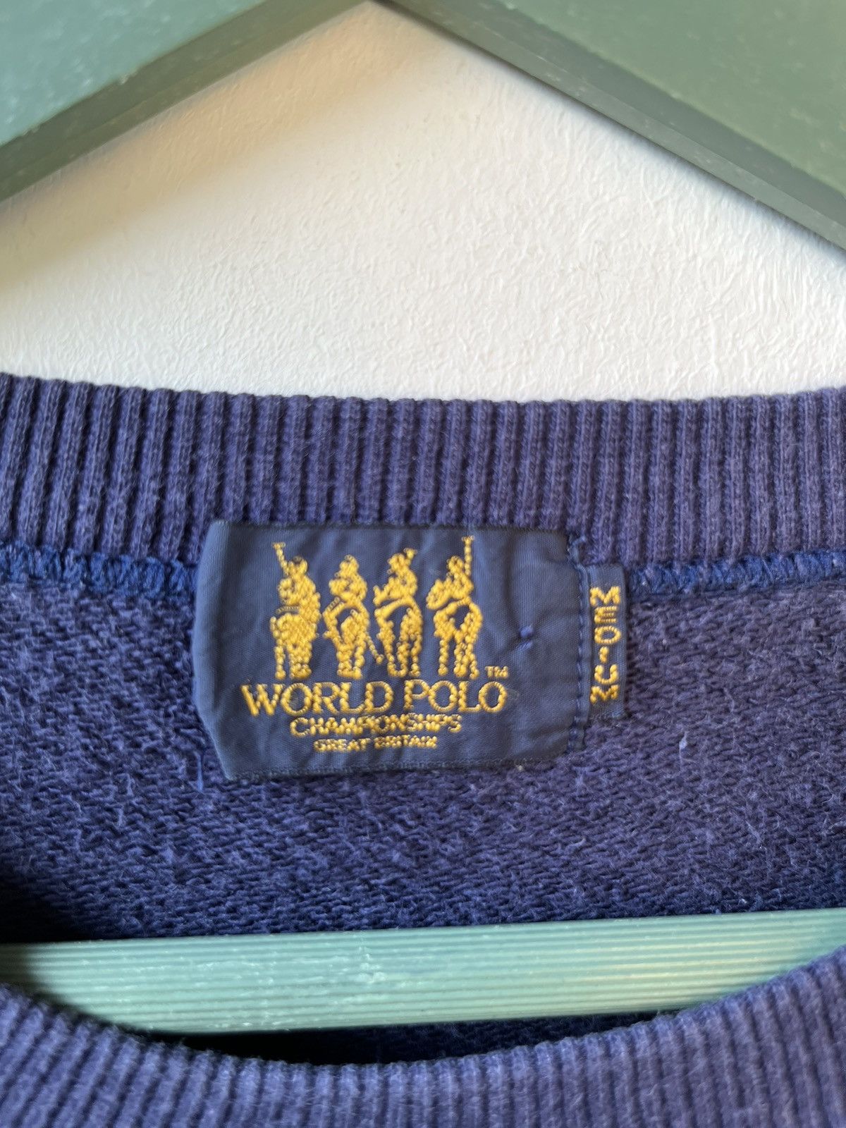 Polo Ralph Lauren Vintage World Polo Spell Out Sweatshirt Size US M / EU 48-50 / 2 - 5 Thumbnail