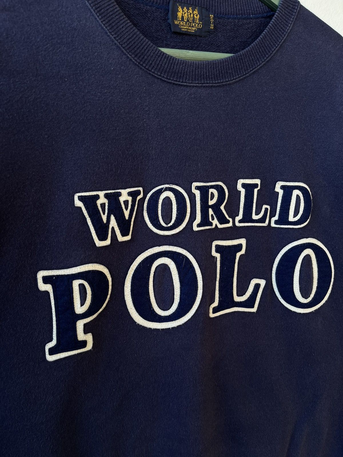 Polo Ralph Lauren Vintage World Polo Spell Out Sweatshirt Size US M / EU 48-50 / 2 - 4 Thumbnail
