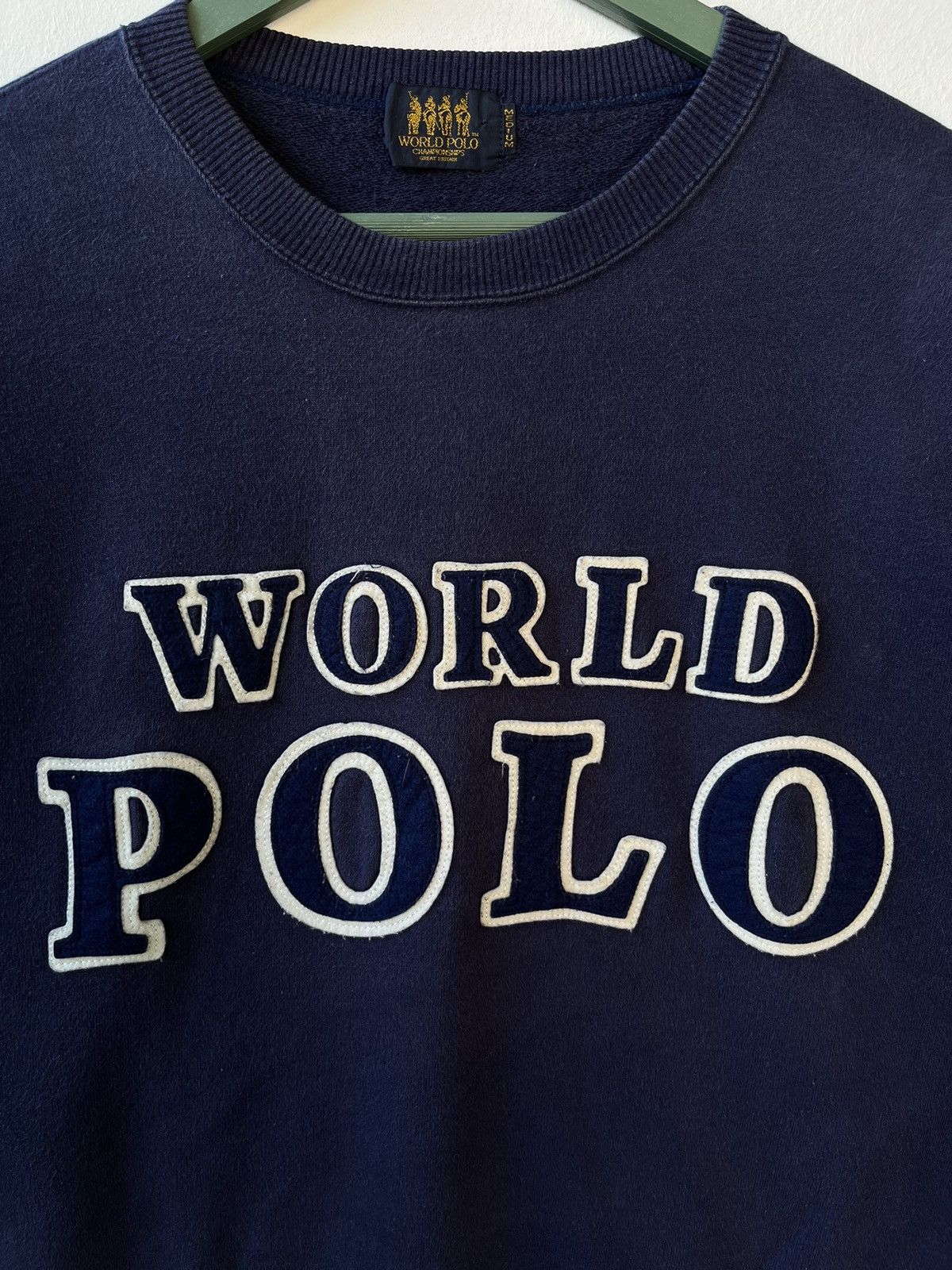 Polo Ralph Lauren Vintage World Polo Spell Out Sweatshirt Size US M / EU 48-50 / 2 - 3 Thumbnail