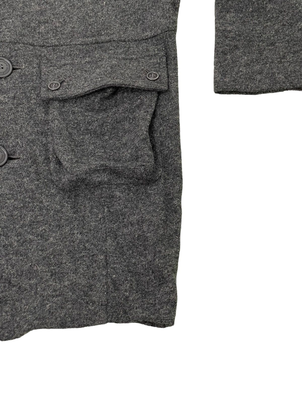 Issey Miyake Wool Hoodie Sunaokuwahara Button Jacket 4🟩8 Size US M / EU 48-50 / 2 - 4 Thumbnail