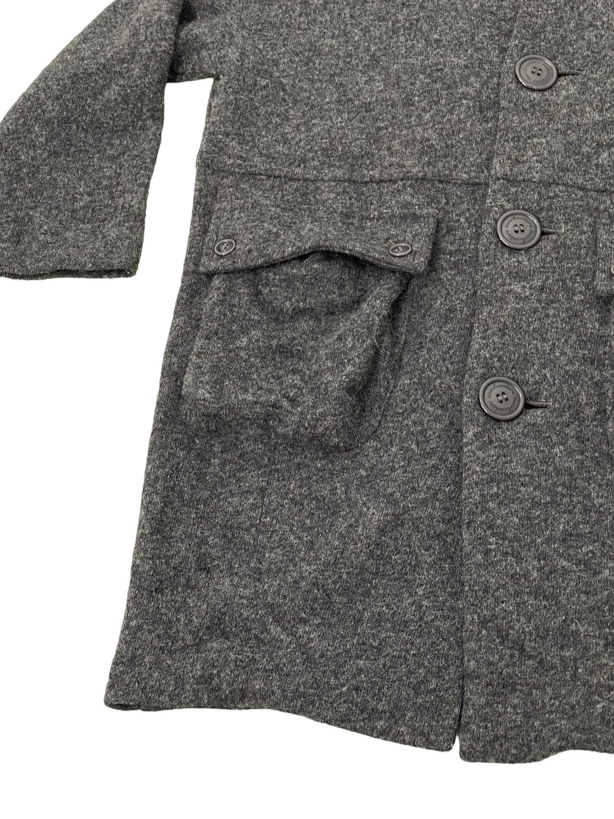 Issey Miyake Wool Hoodie Sunaokuwahara Button Jacket 4🟩8 Size US M / EU 48-50 / 2 - 5 Thumbnail