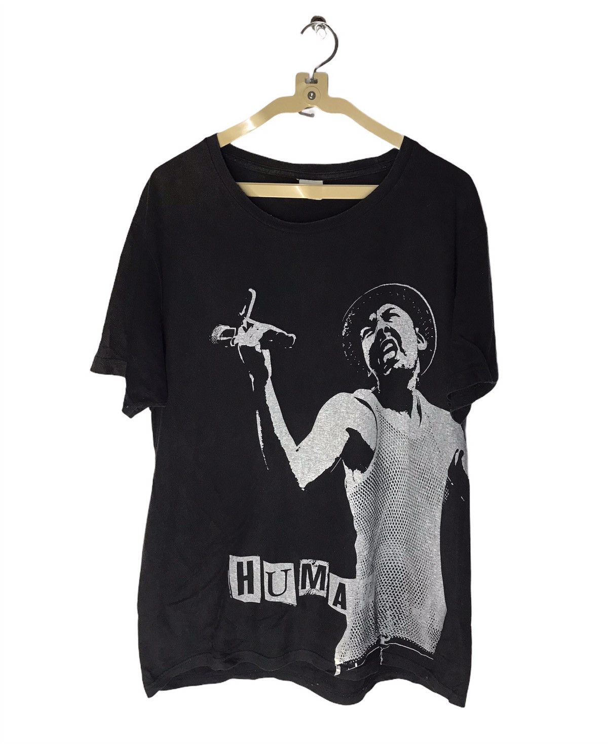 Japanese Brand Huma singer printed tshirt Size US XL / EU 56 / 4 - 1 Thumbnail