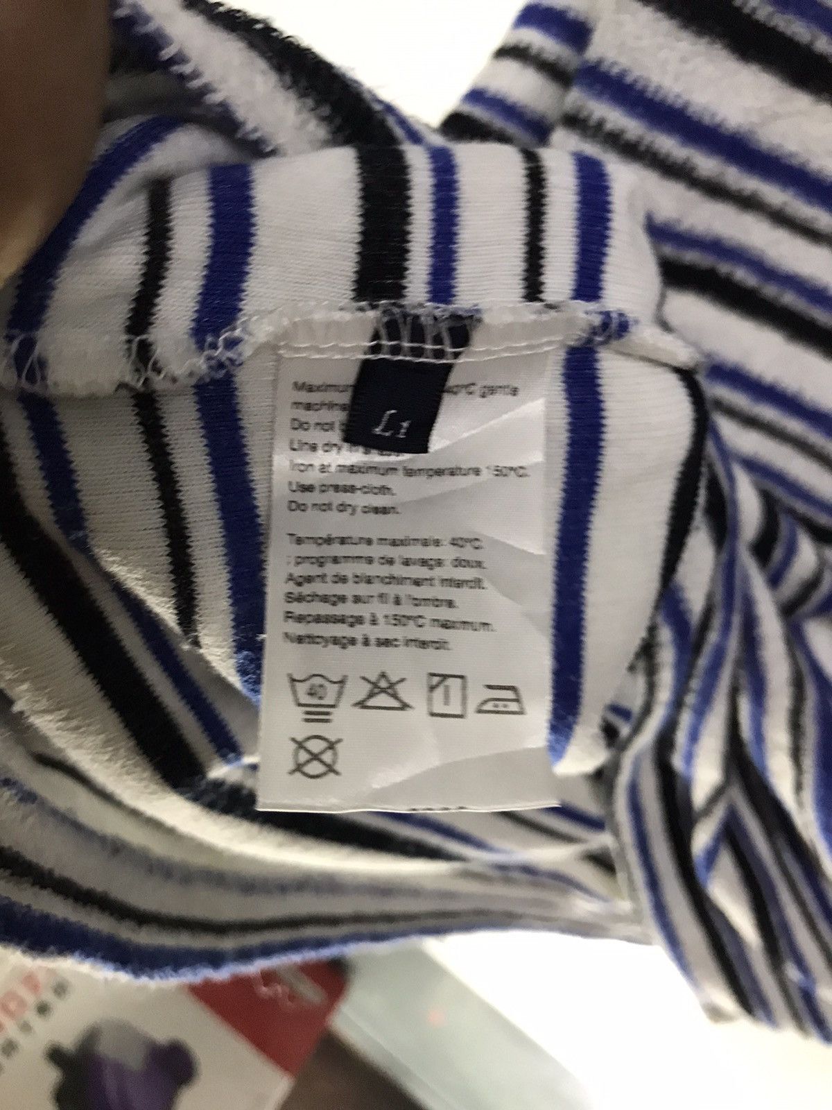 Japanese Brand Junred stripe tshirt Size US M / EU 48-50 / 2 - 4 Thumbnail