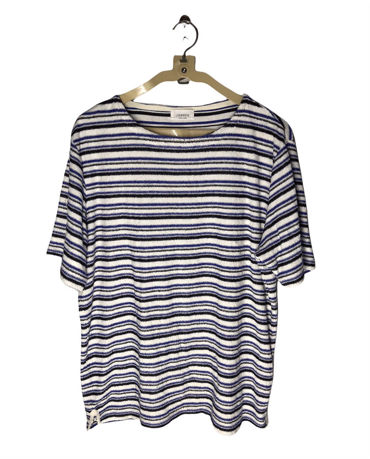 Japanese Brand Junred stripe tshirt Size US M / EU 48-50 / 2 - 1 Thumbnail