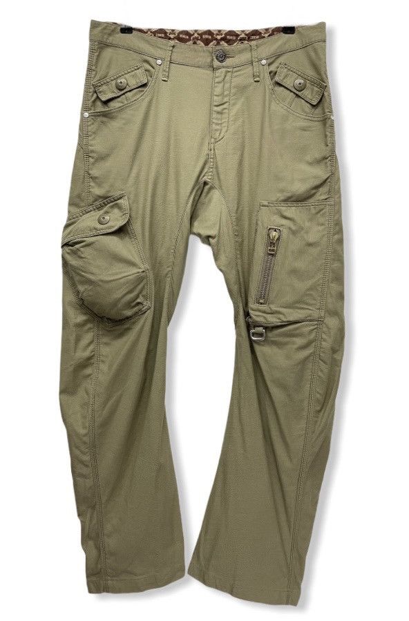 Japanese Brand Dope MultiPocket Surplus Cargo Travis Scott Style! Size US 32 / EU 48 - 1 Thumbnail