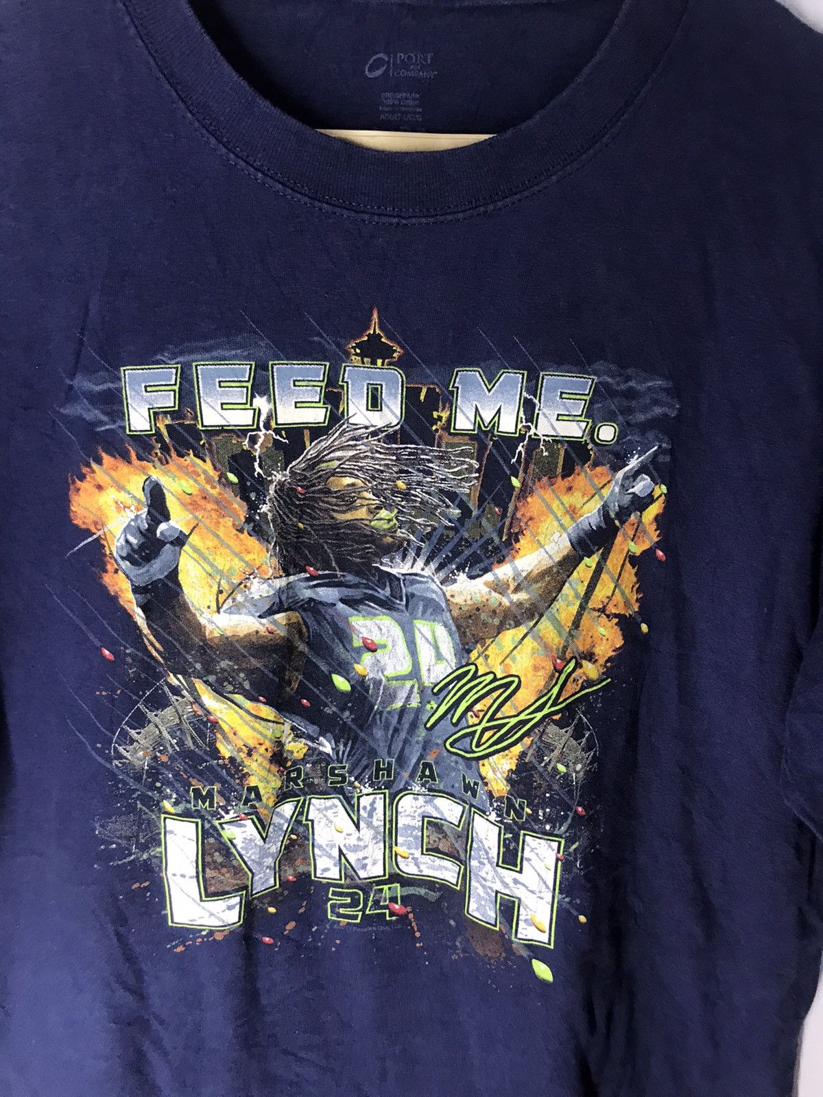 NFL Marshawn Lynch 24(feed me)tshirt Size US M / EU 48-50 / 2 - 5 Thumbnail