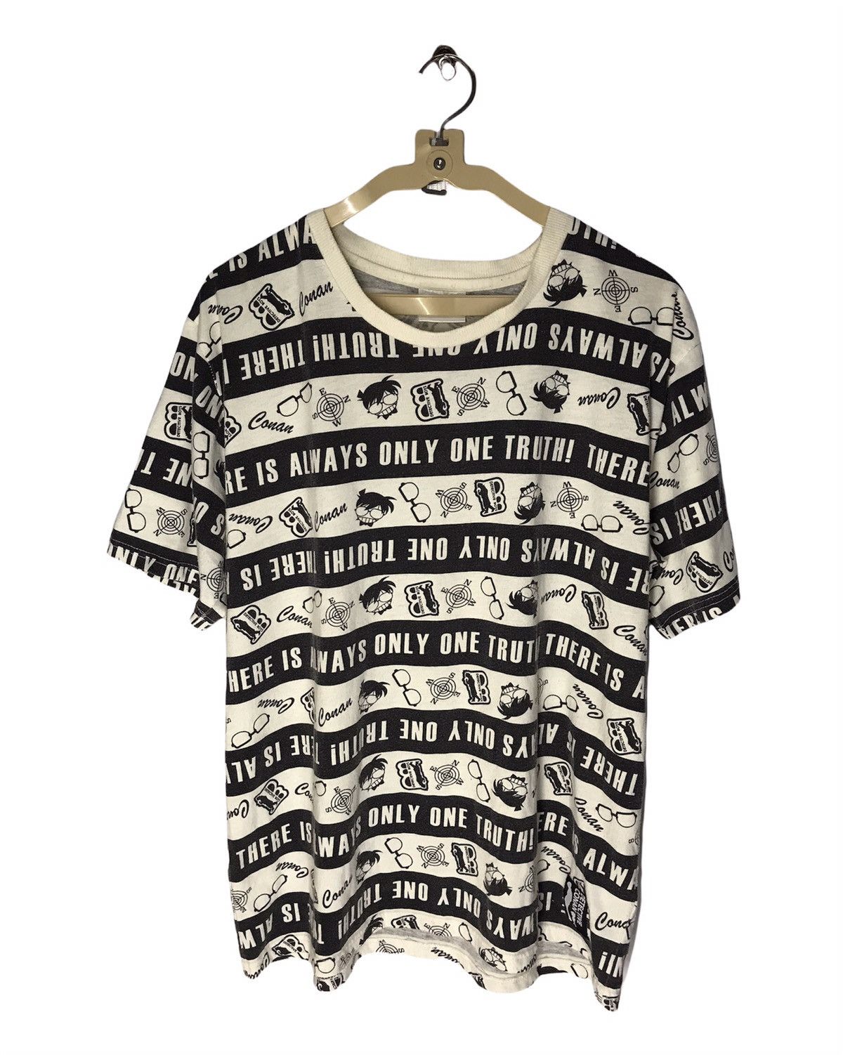 Anime × Vintage Vintage detective Conan fullprint tshirt Size US L / EU 52-54 / 3 - 2 Thumbnail