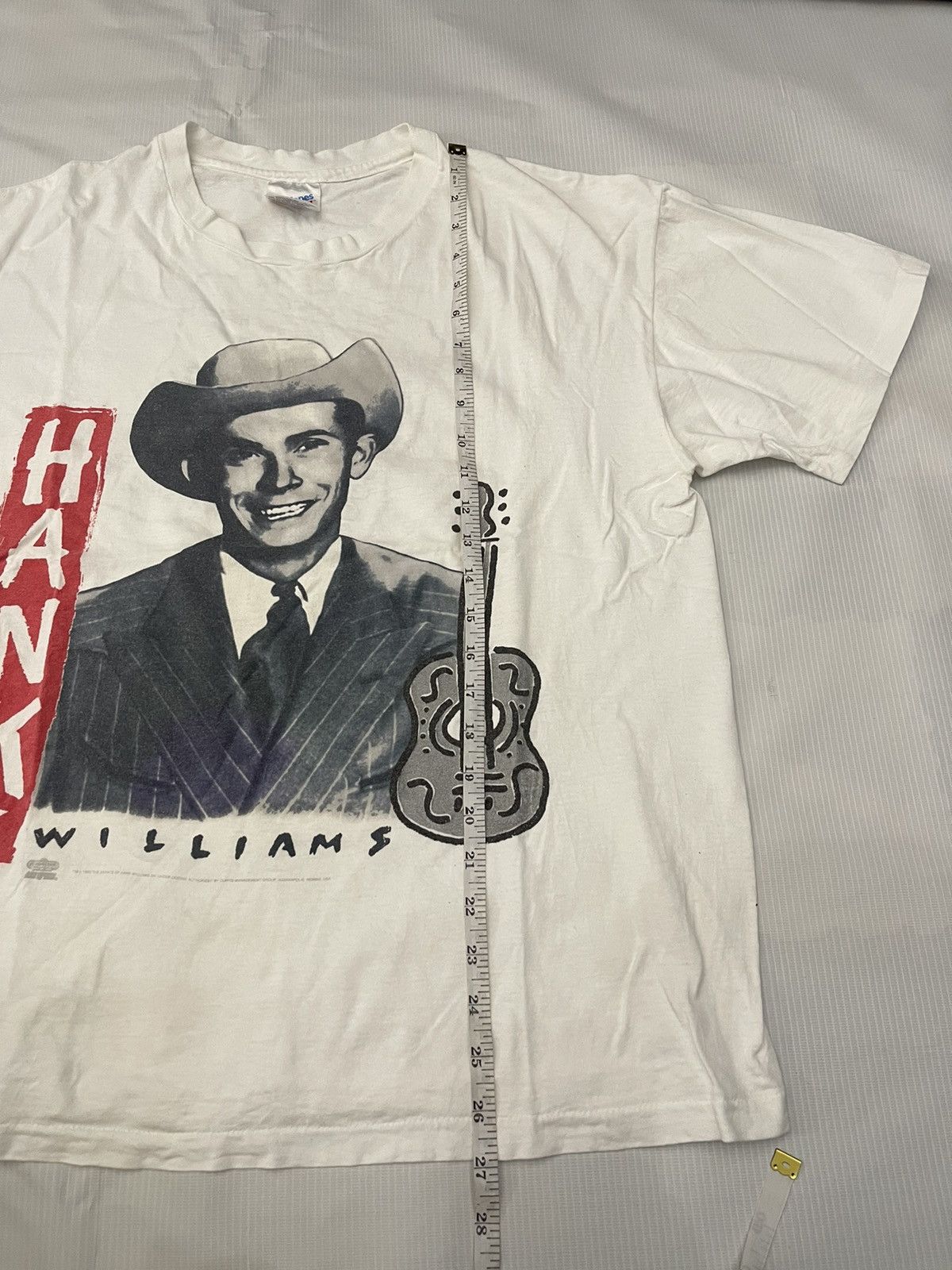 Band Tees Vintage Hank Williams T-Shirt Size US XL / EU 56 / 4 - 10 Thumbnail