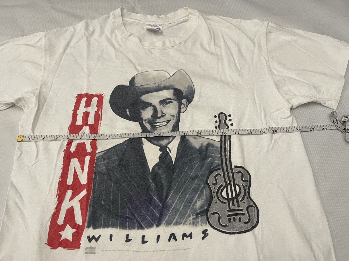 Band Tees Vintage Hank Williams T-Shirt Size US XL / EU 56 / 4 - 9 Thumbnail