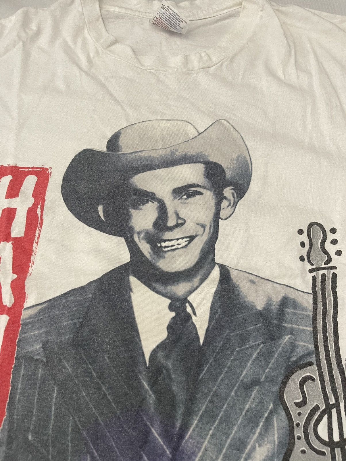 Band Tees Vintage Hank Williams T-Shirt Size US XL / EU 56 / 4 - 5 Thumbnail