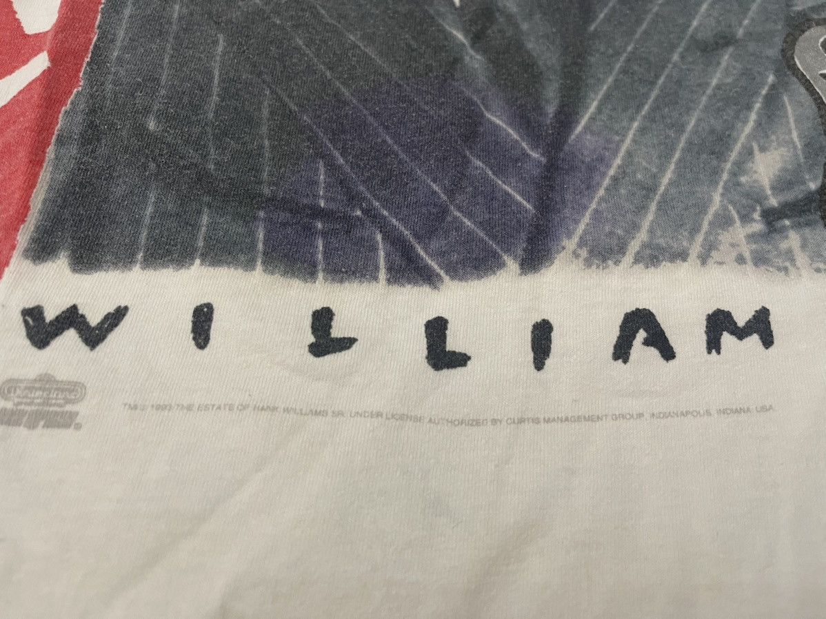 Band Tees Vintage Hank Williams T-Shirt Size US XL / EU 56 / 4 - 4 Thumbnail