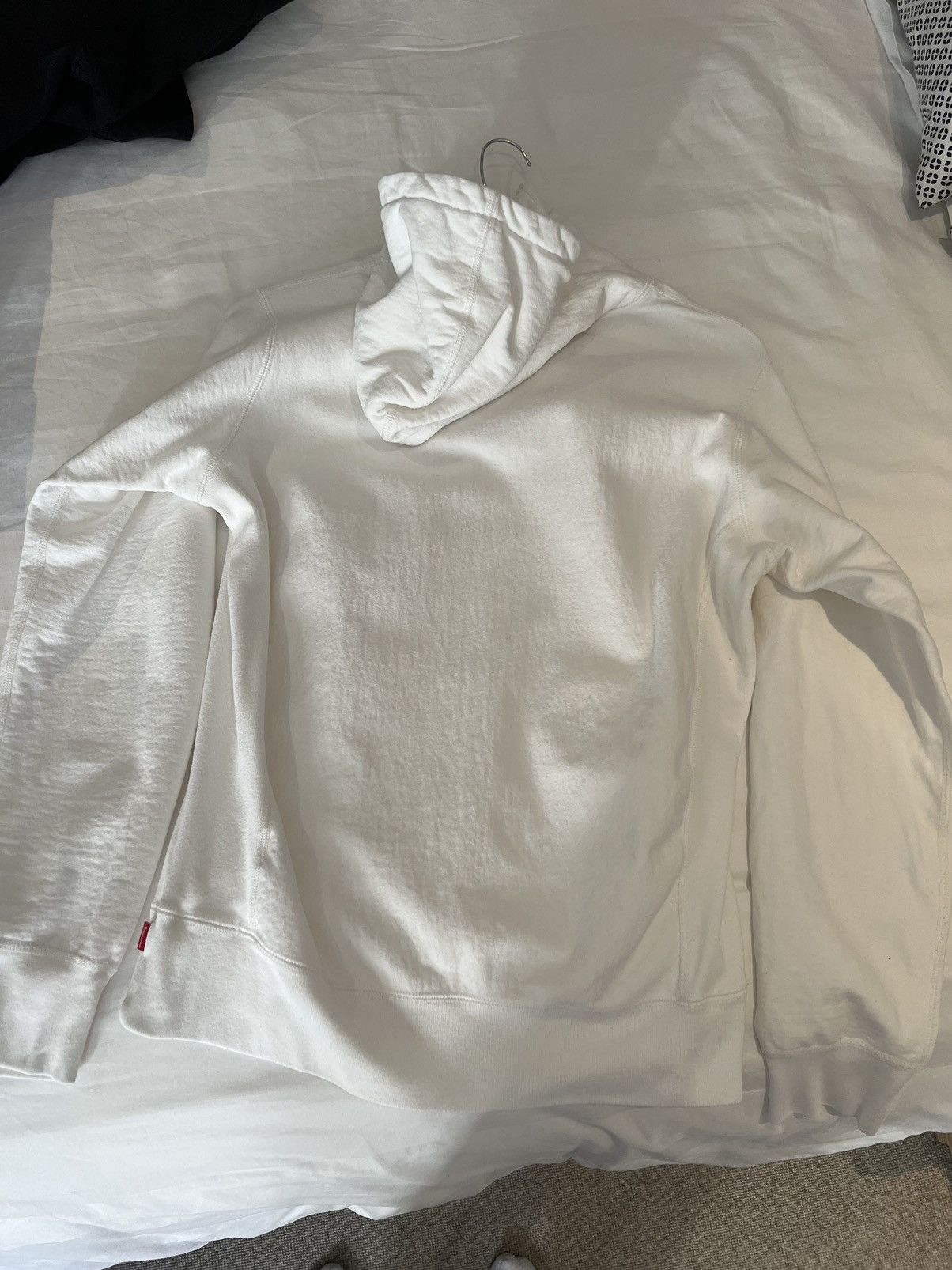 Supreme FW16 Supreme Tonal White Box Logo Hooded Sweatshirt Size US M / EU 48-50 / 2 - 2 Thumbnail