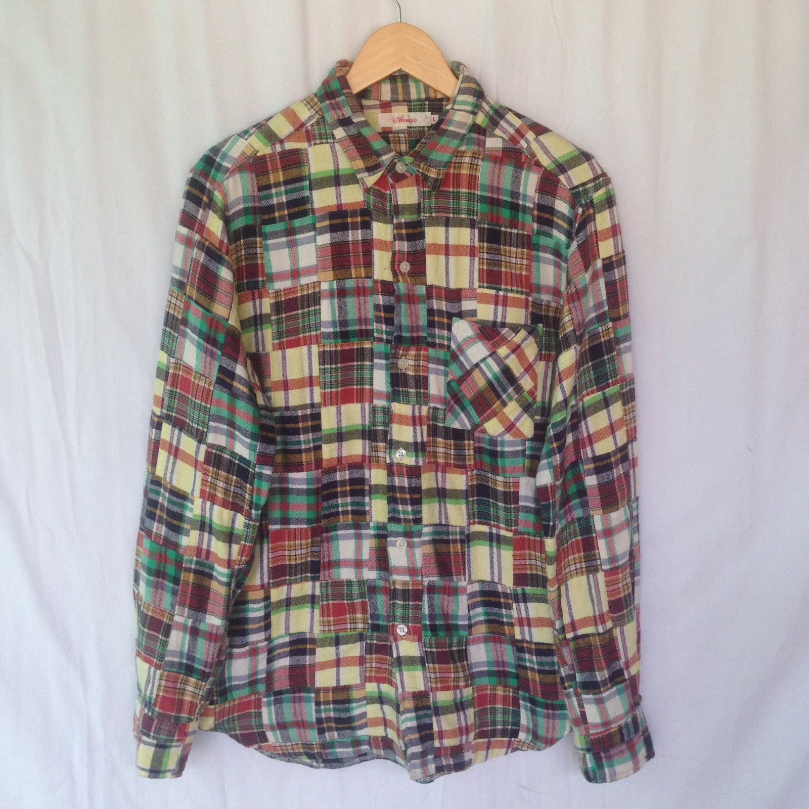 Designer acoustic patchwork flannel japan brand made in japan Size US L / EU 52-54 / 3 - 1 Thumbnail