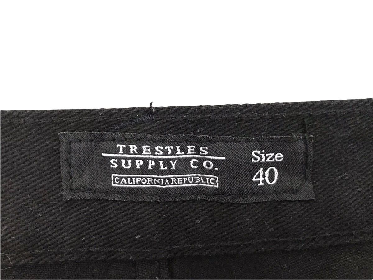 Japanese Brand TRESTLES SUPPLY CO PAINT SPLATTERS DESTROYED DENIM JEANS Size US 40 / EU 56 - 11 Thumbnail
