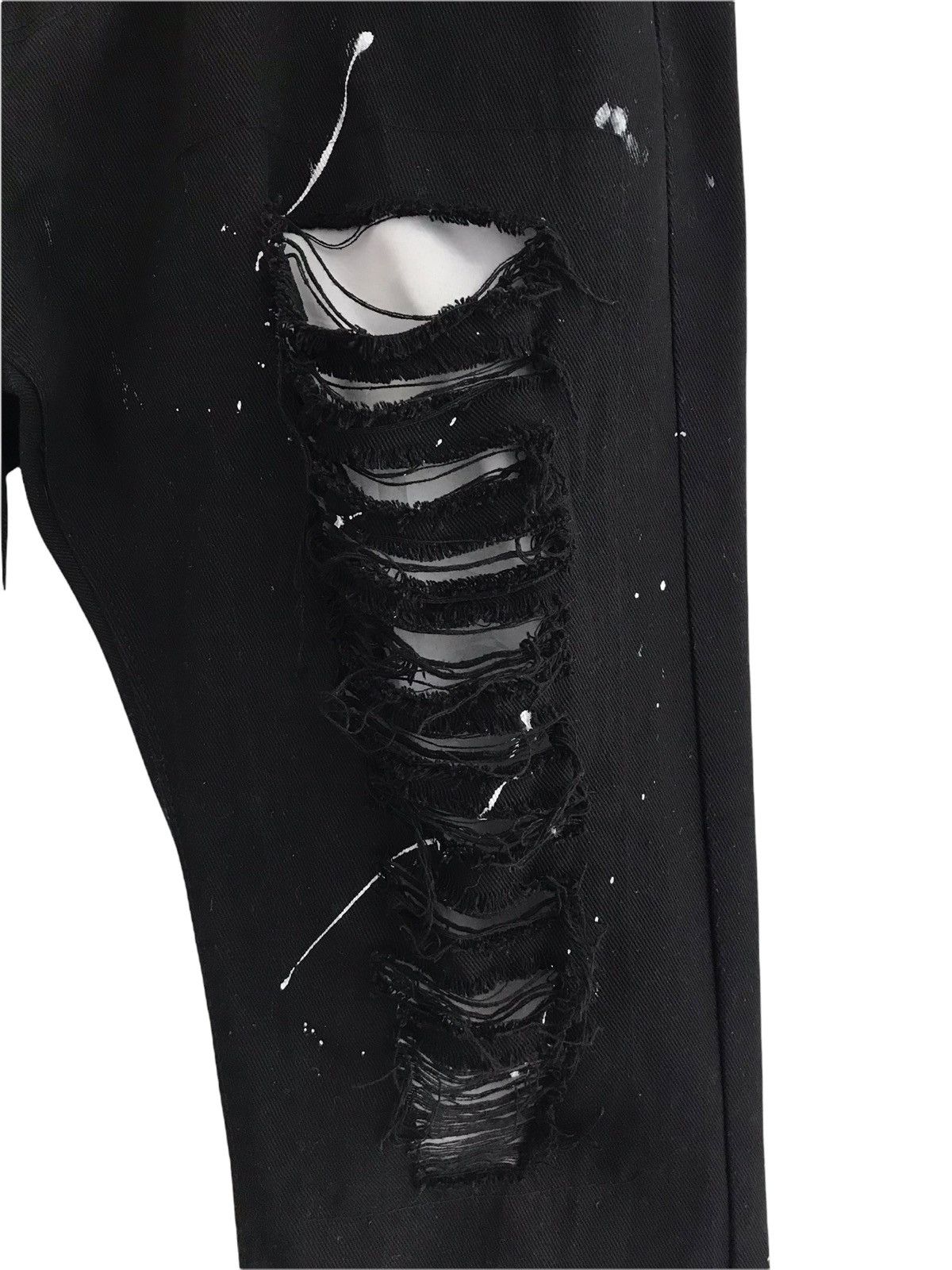 Japanese Brand TRESTLES SUPPLY CO PAINT SPLATTERS DESTROYED DENIM JEANS Size US 40 / EU 56 - 5 Thumbnail