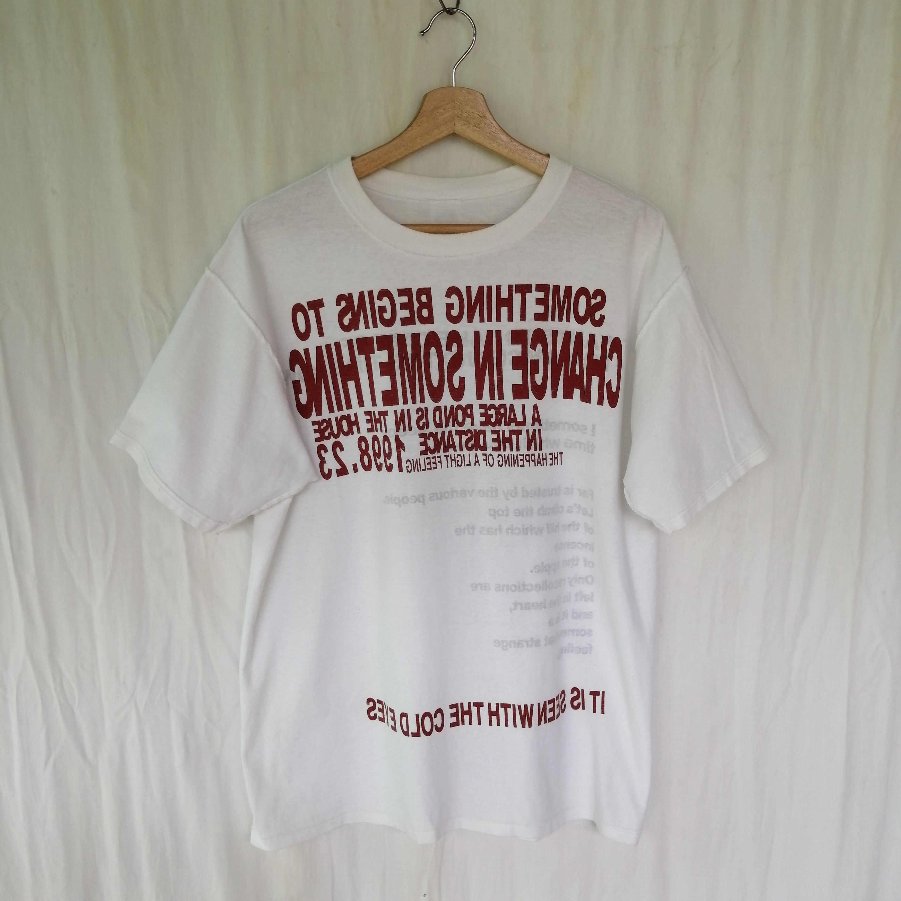 Anvil vintage quotes tshirt two in one anvil Size US L / EU 52-54 / 3 - 4 Thumbnail