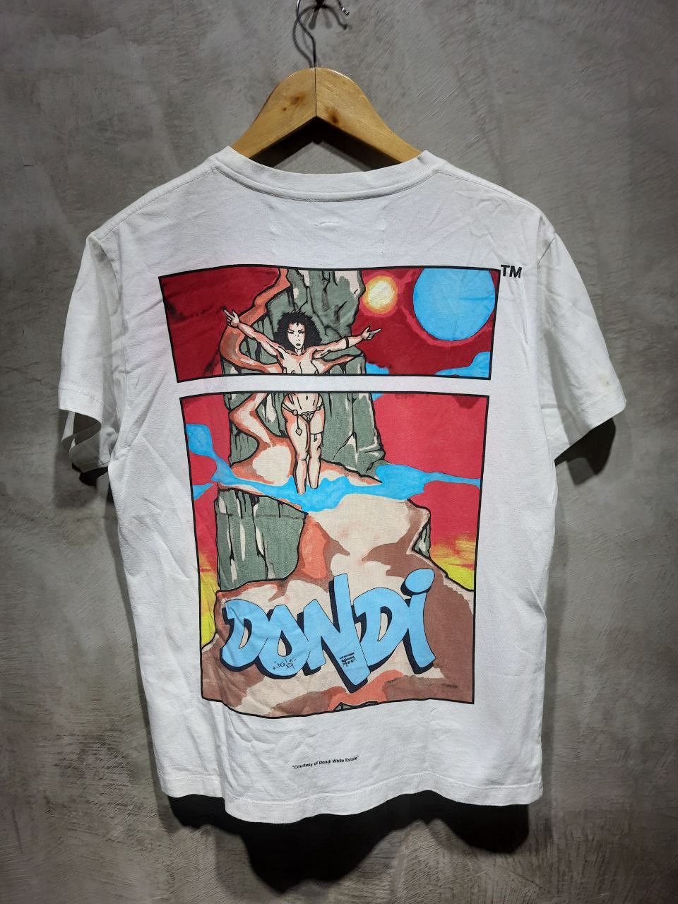 image of Off White Off-White Dondi Tee, Men's (Size Medium)