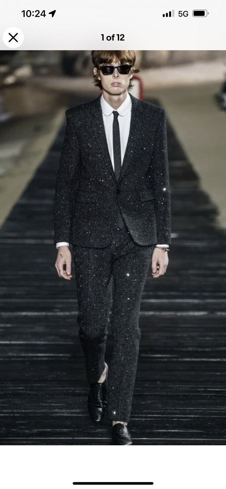 Saint Laurent Paris Saint Laurent sequined blazer. 48/38. $4000 Size 48R - 1 Thumbnail