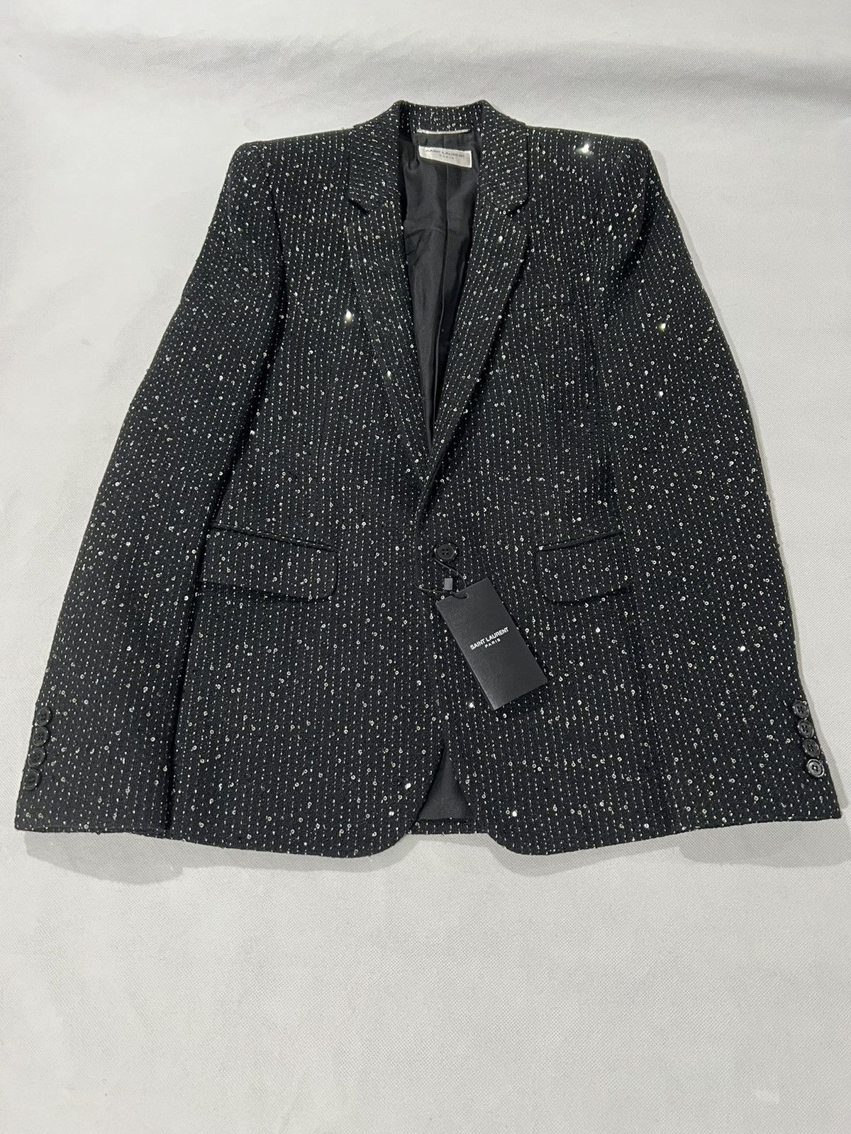 Saint Laurent Paris Saint Laurent sequined blazer. 48/38. $4000 Size 48R - 7 Thumbnail