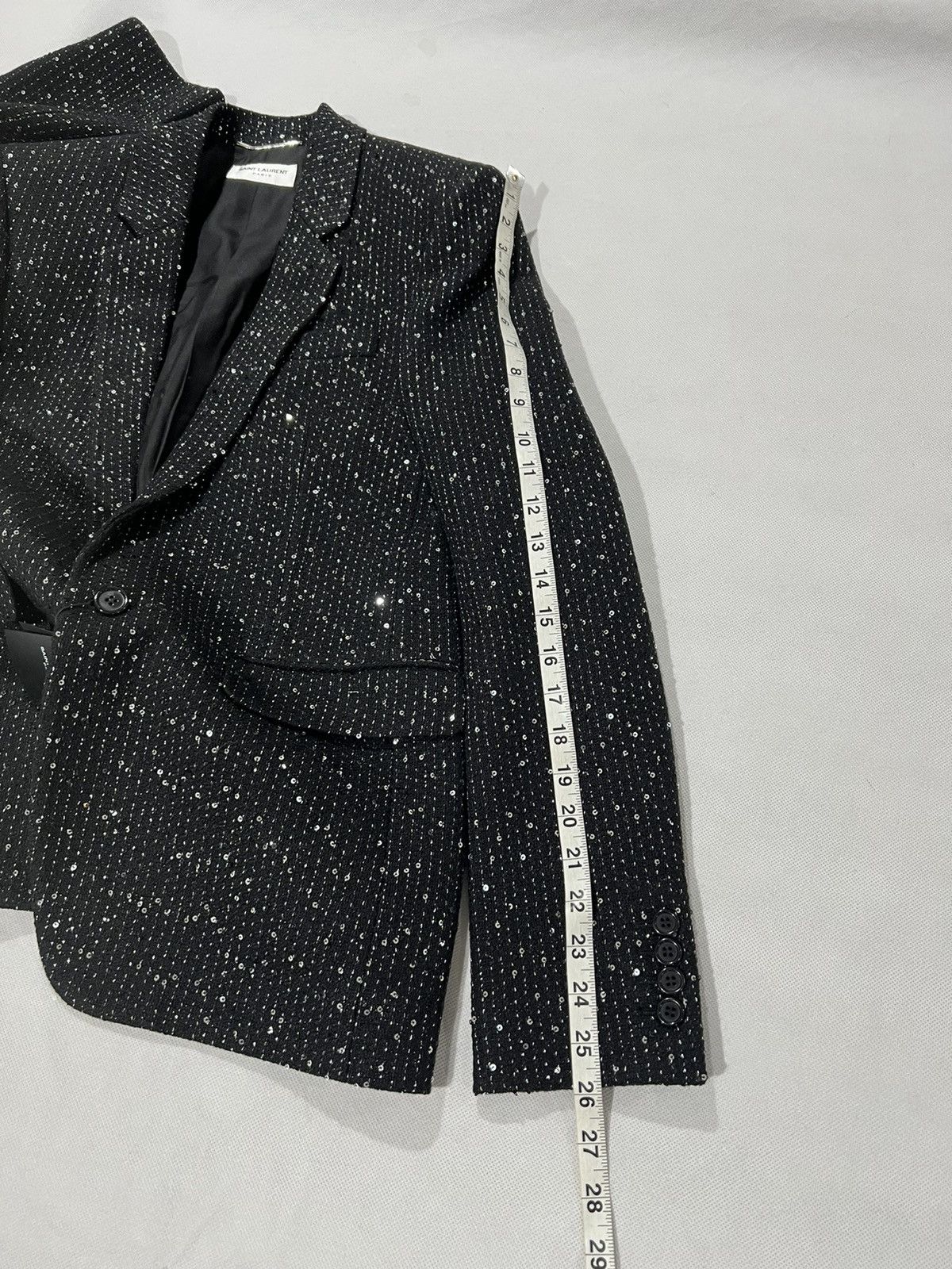 Saint Laurent Paris Saint Laurent sequined blazer. 48/38. $4000 Size 48R - 10 Thumbnail