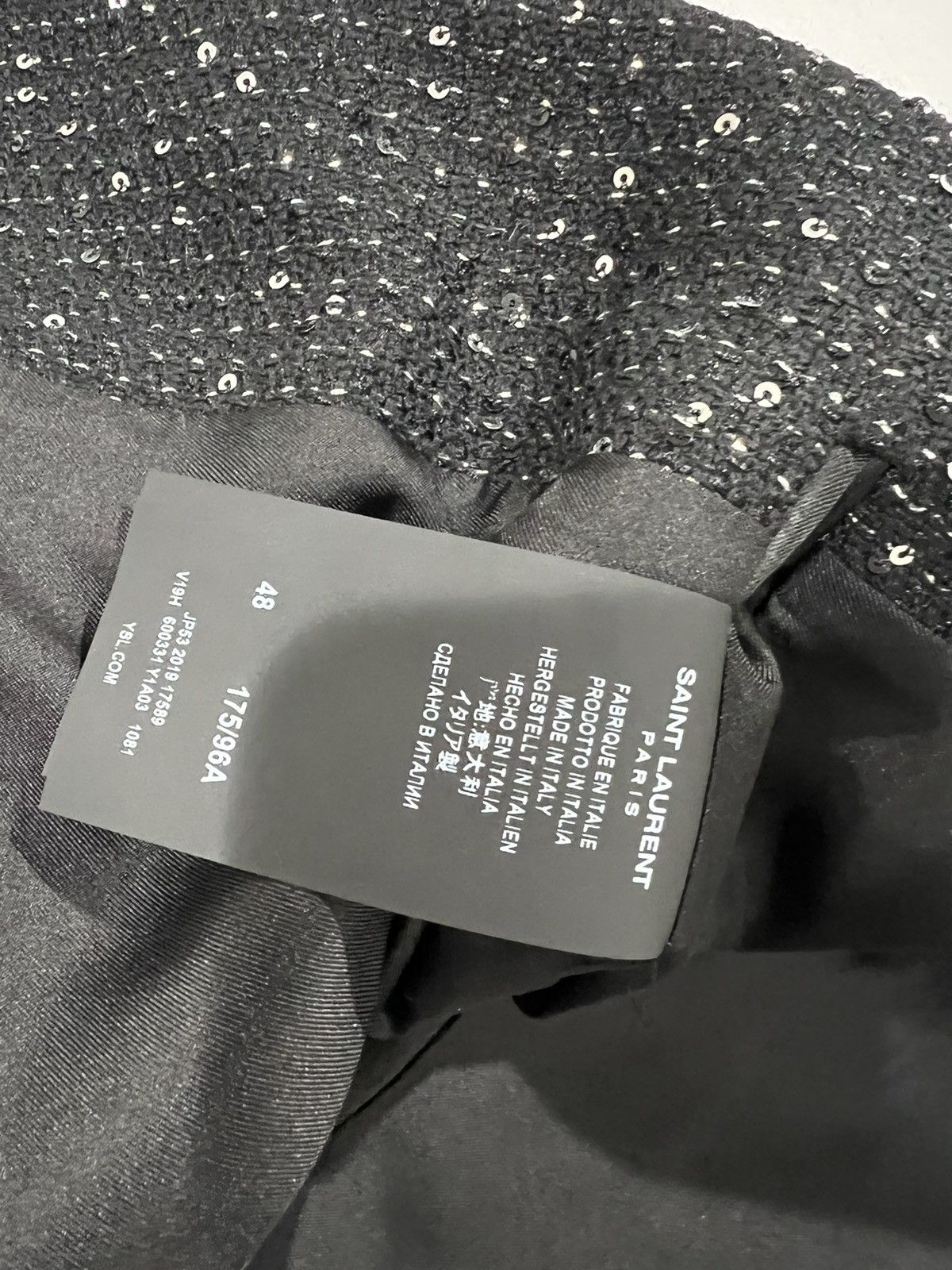 Saint Laurent Paris Saint Laurent sequined blazer. 48/38. $4000 Size 48R - 5 Thumbnail