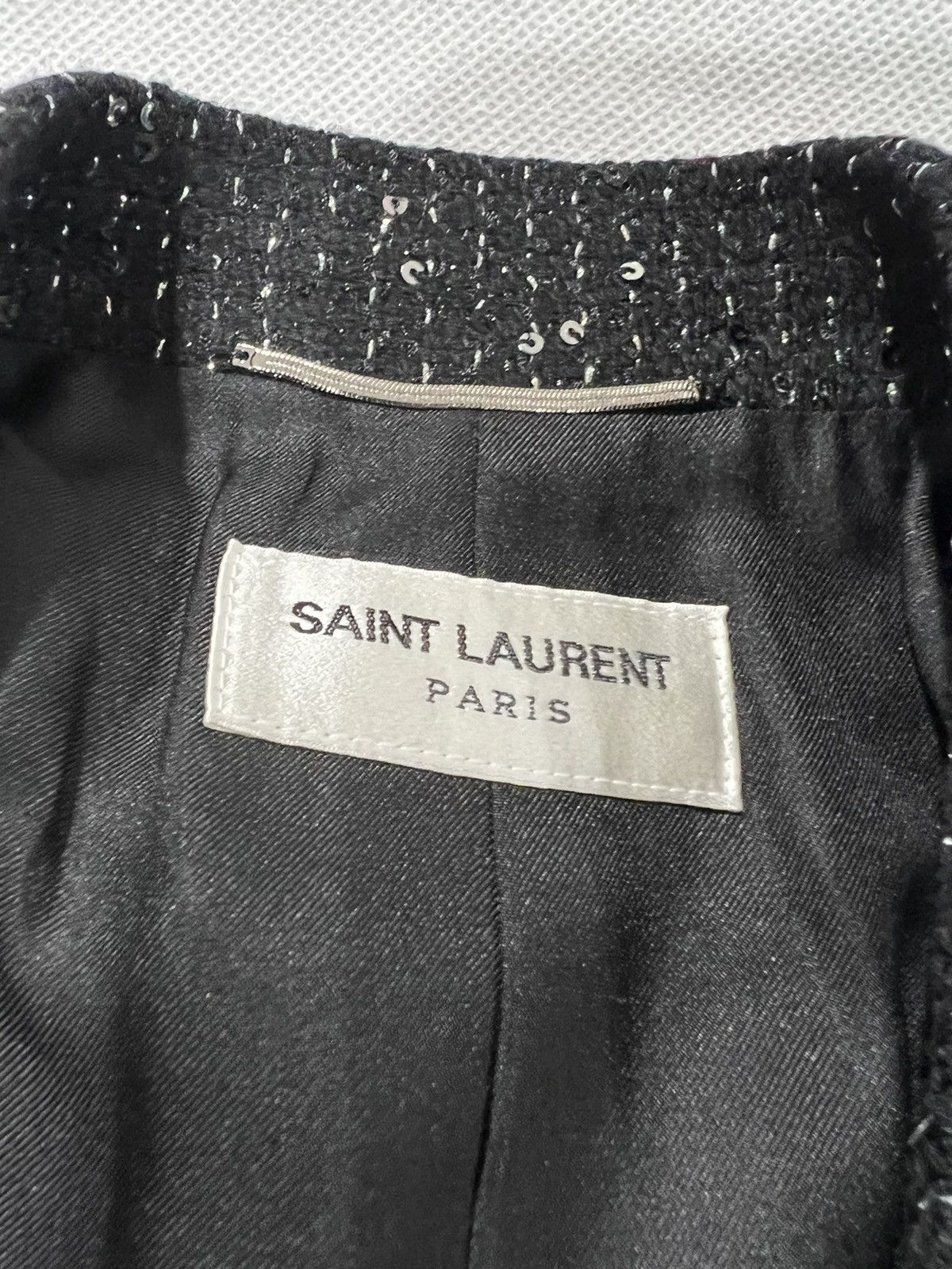 Saint Laurent Paris Saint Laurent sequined blazer. 48/38. $4000 Size 48R - 3 Thumbnail