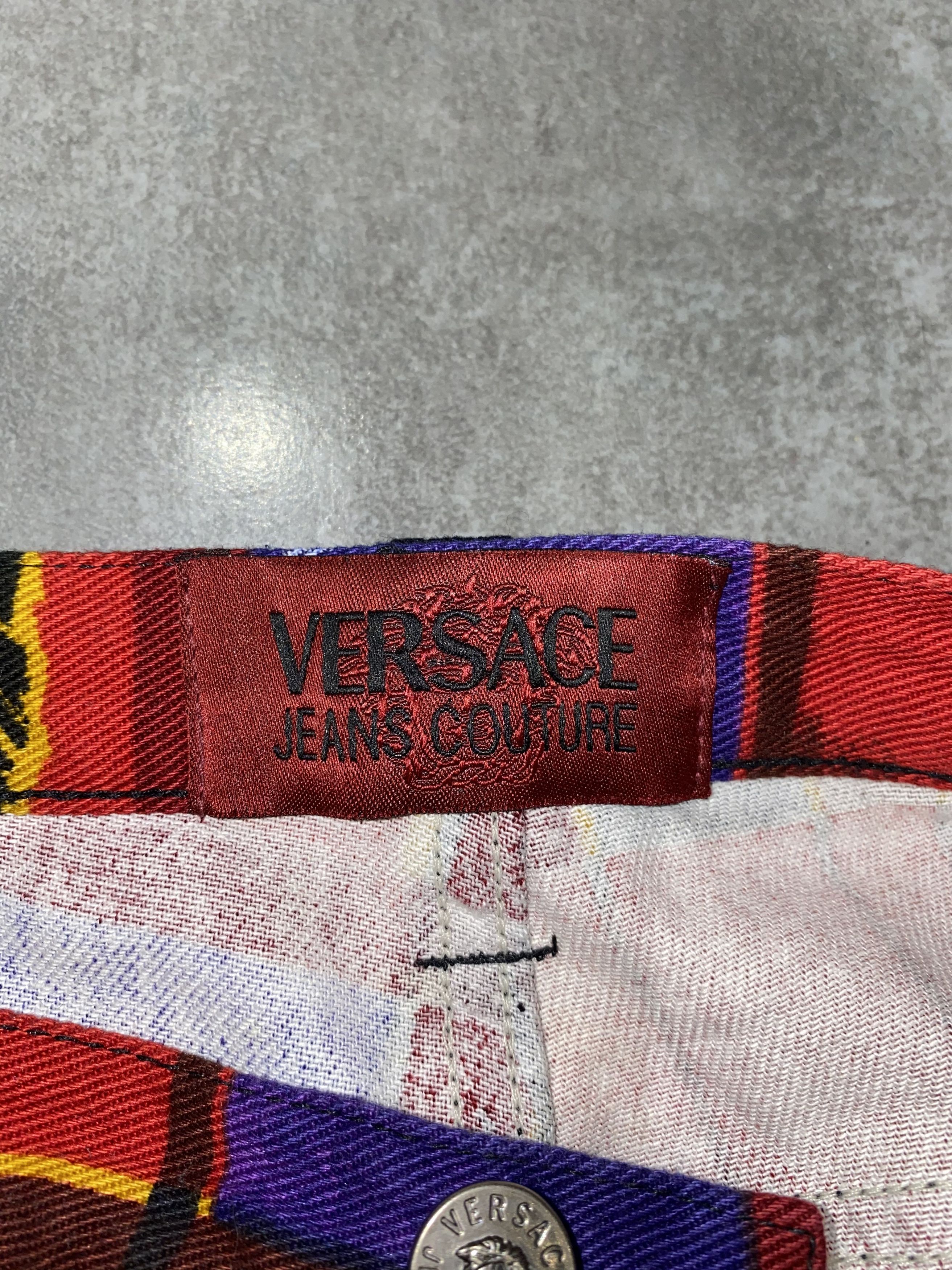 Versace Versace Jeans Couture Baroque Abstract Denim Pants Size US 32 / EU 48 - 13 Thumbnail