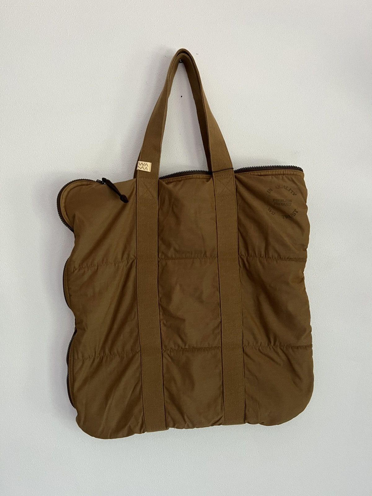 image of Visvim Vintage Military Sleeper Tote (M) in Brown, Men's
