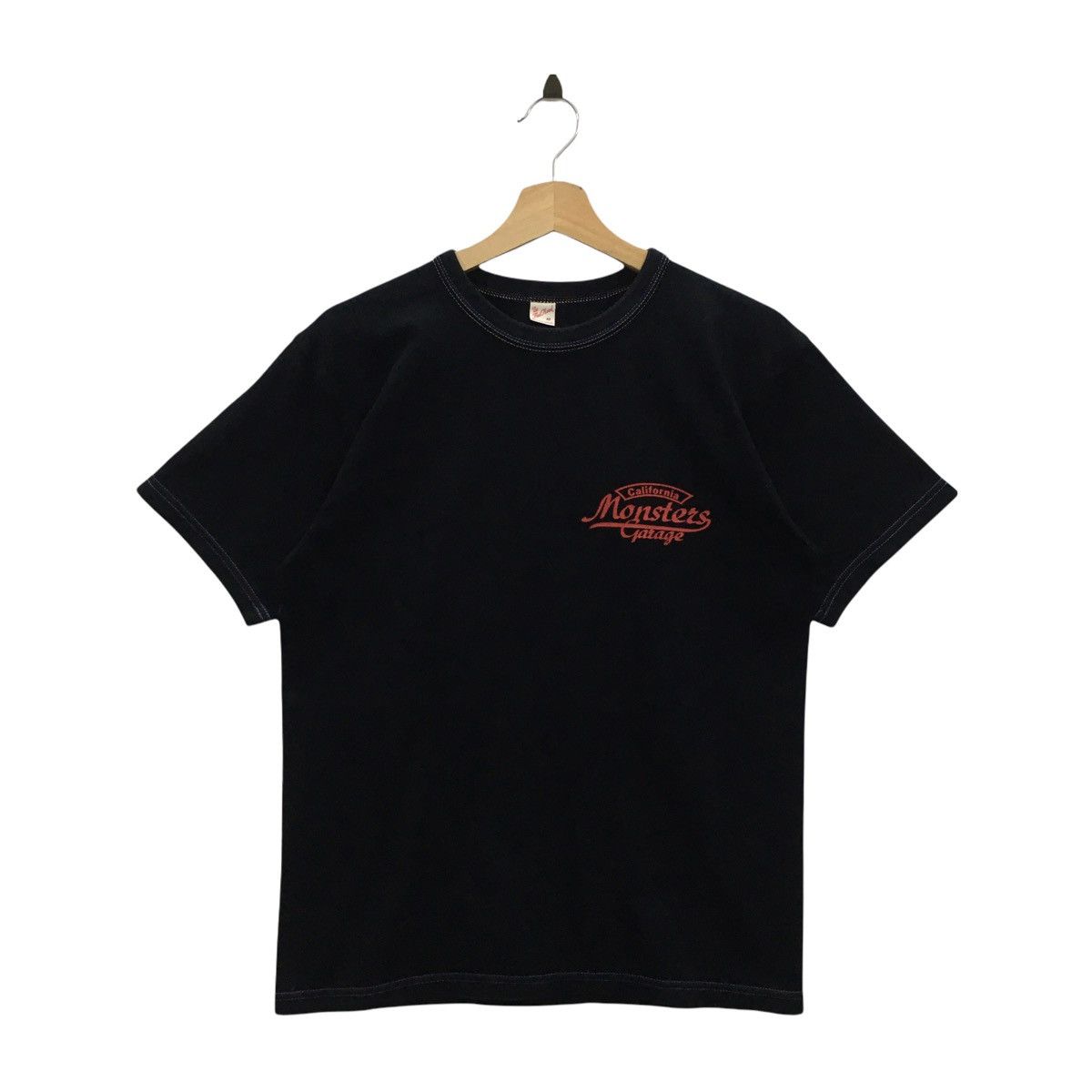 Japanese Brand × The Flat Head × Vintage Rare Vintage THE FLAT HEAD MOTORCYCLES Tshirt Size US S / EU 44-46 / 1 - 2 Thumbnail