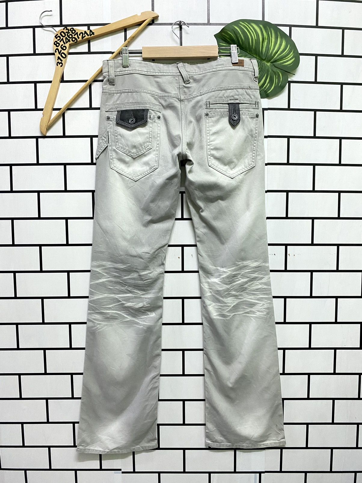 Japanese Brand × Matsuda NICOLE CLUB FOR MEN Flared Carpenter Style Acid Wash Pants Size US 32 / EU 48 - 2 Thumbnail