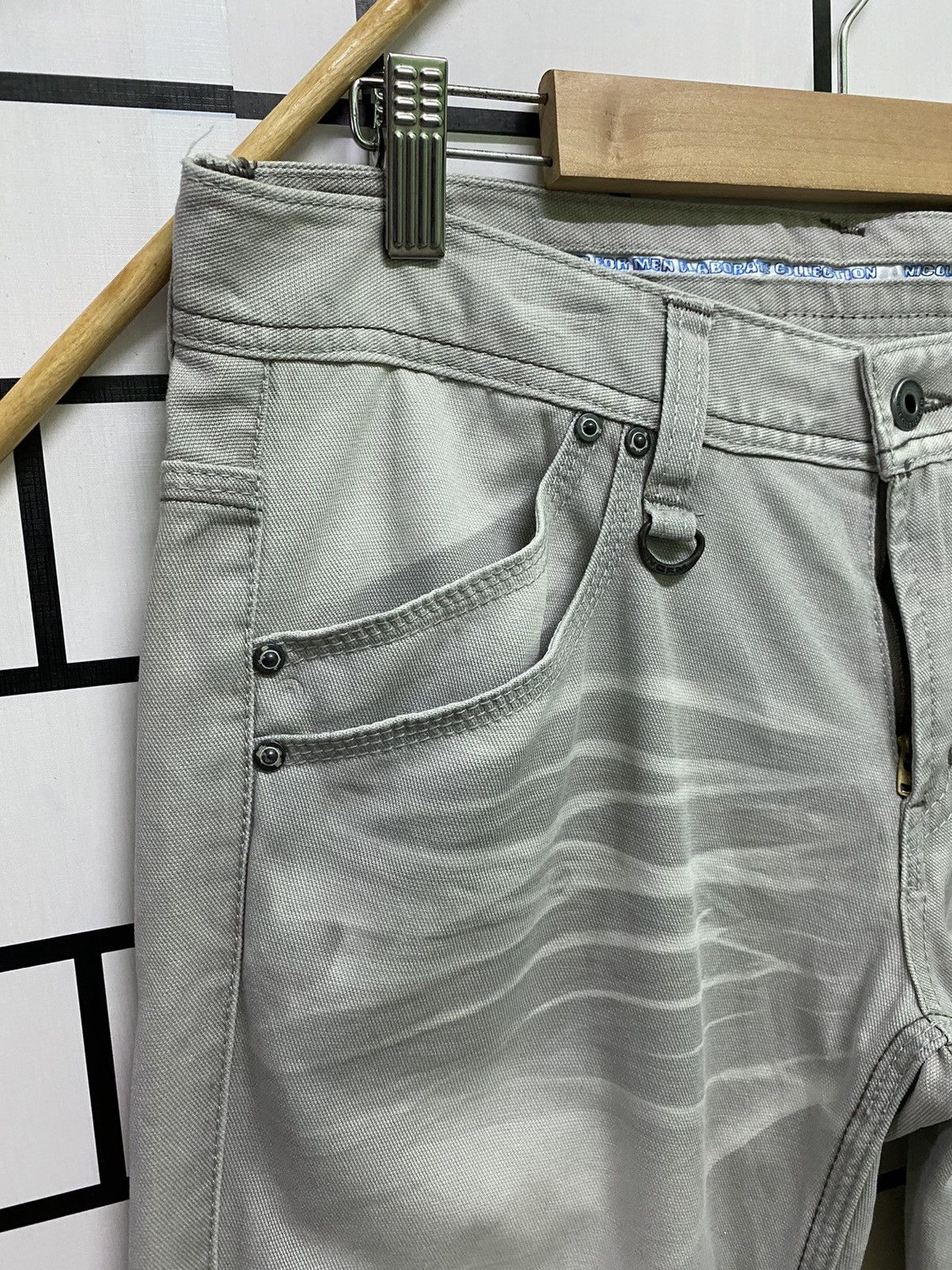 Japanese Brand × Matsuda NICOLE CLUB FOR MEN Flared Carpenter Style Acid Wash Pants Size US 32 / EU 48 - 5 Thumbnail