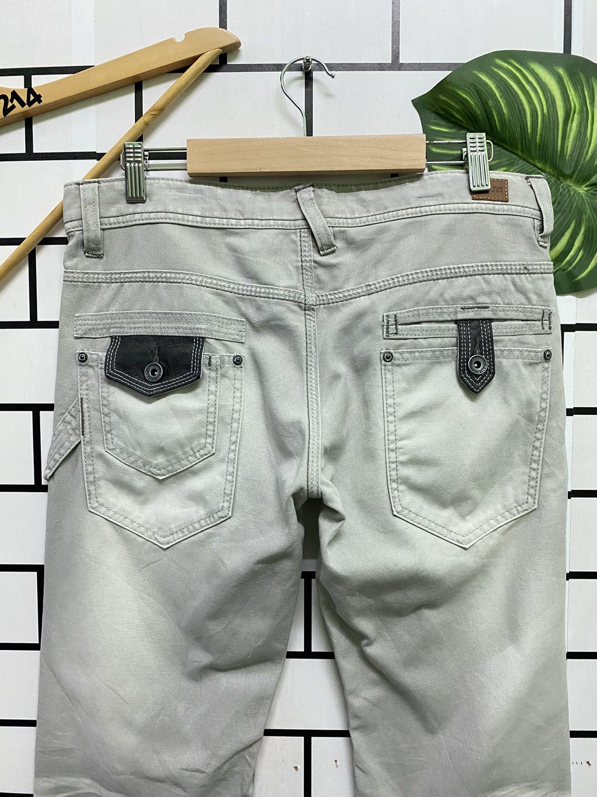 Japanese Brand × Matsuda NICOLE CLUB FOR MEN Flared Carpenter Style Acid Wash Pants Size US 32 / EU 48 - 10 Thumbnail