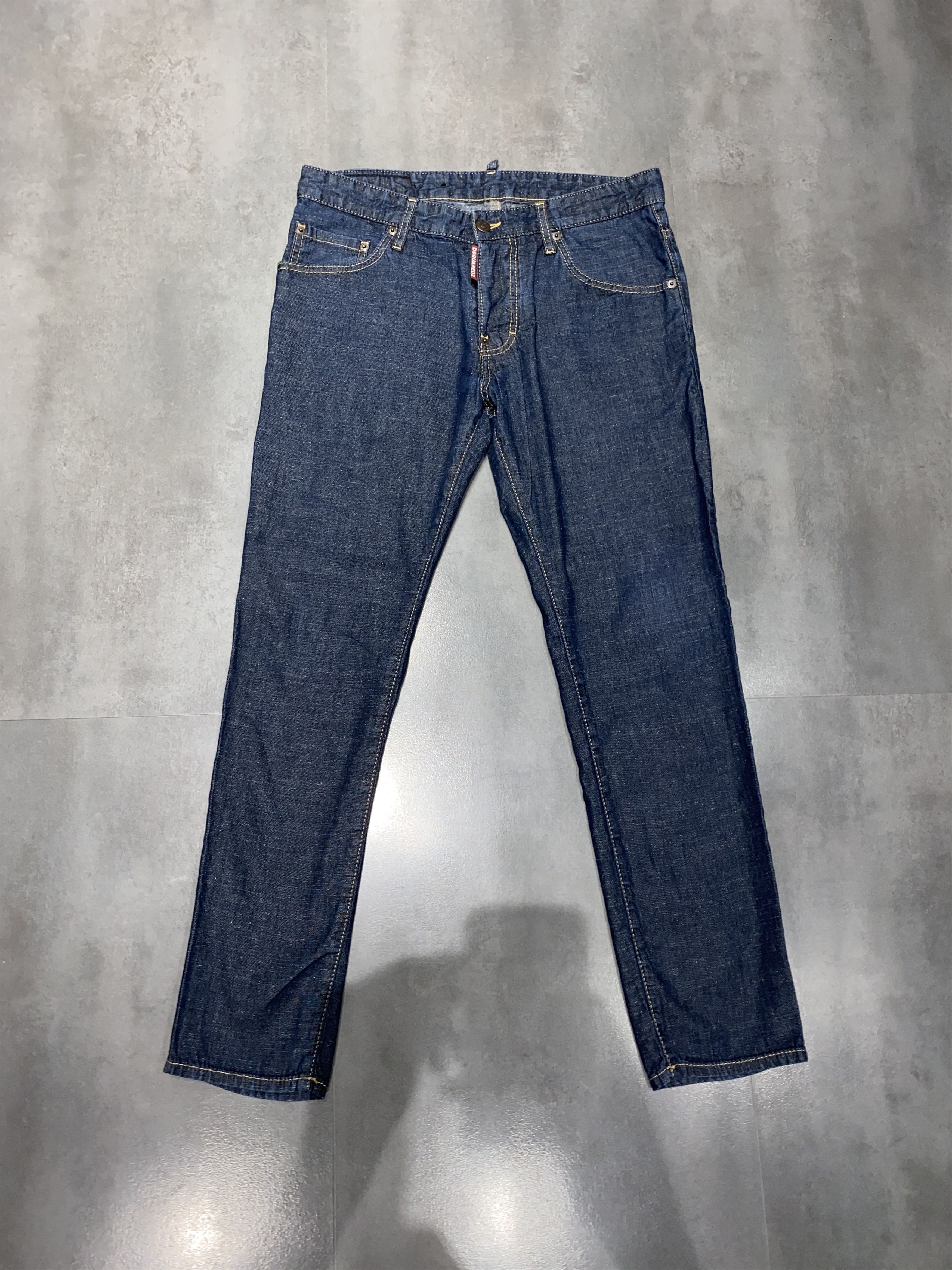 Dsquared2 FW14 Dsquared2 Light Dark Indigo Styled Denim Pants Size US 32 / EU 48 - 6 Thumbnail