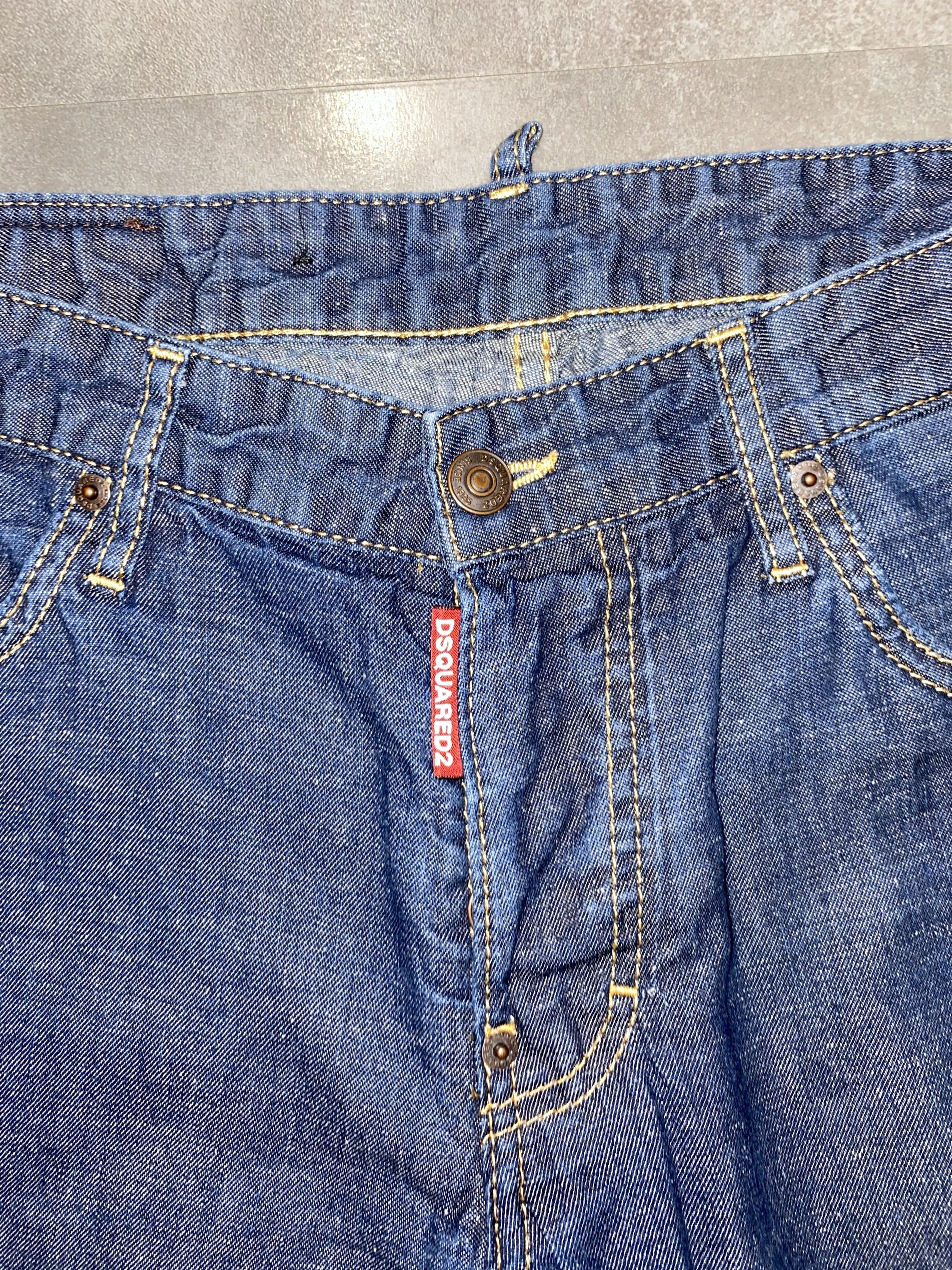 Dsquared2 FW14 Dsquared2 Light Dark Indigo Styled Denim Pants Size US 32 / EU 48 - 9 Thumbnail