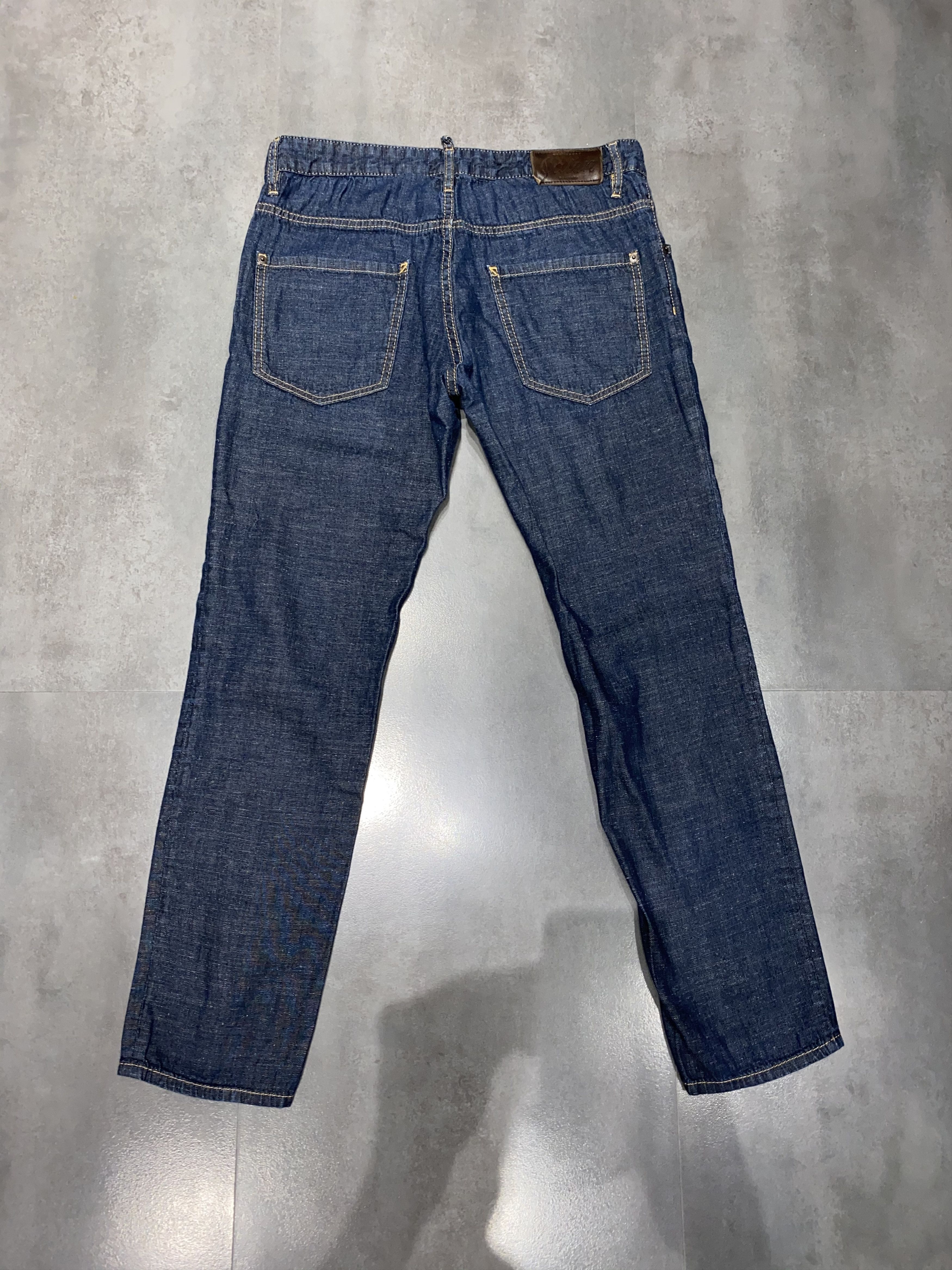 Dsquared2 FW14 Dsquared2 Light Dark Indigo Styled Denim Pants Size US 32 / EU 48 - 11 Thumbnail
