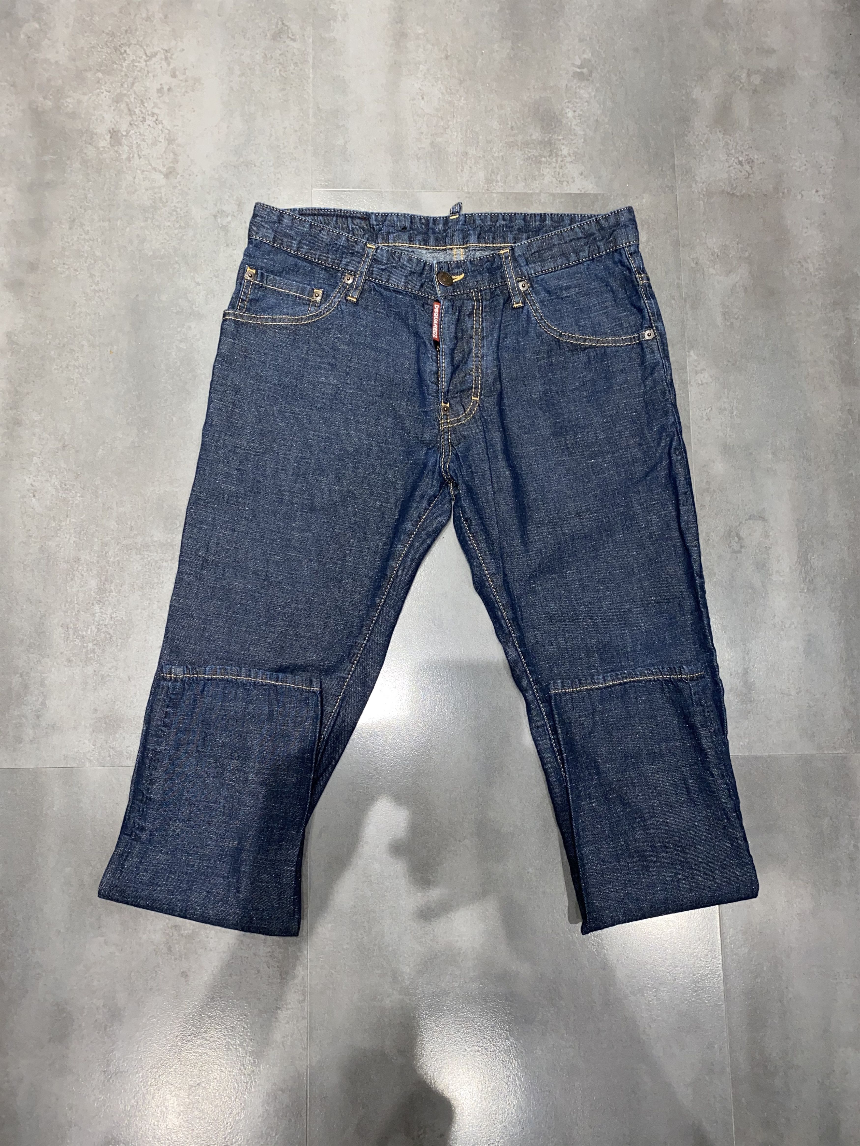 Dsquared2 FW14 Dsquared2 Light Dark Indigo Styled Denim Pants Size US 32 / EU 48 - 7 Thumbnail