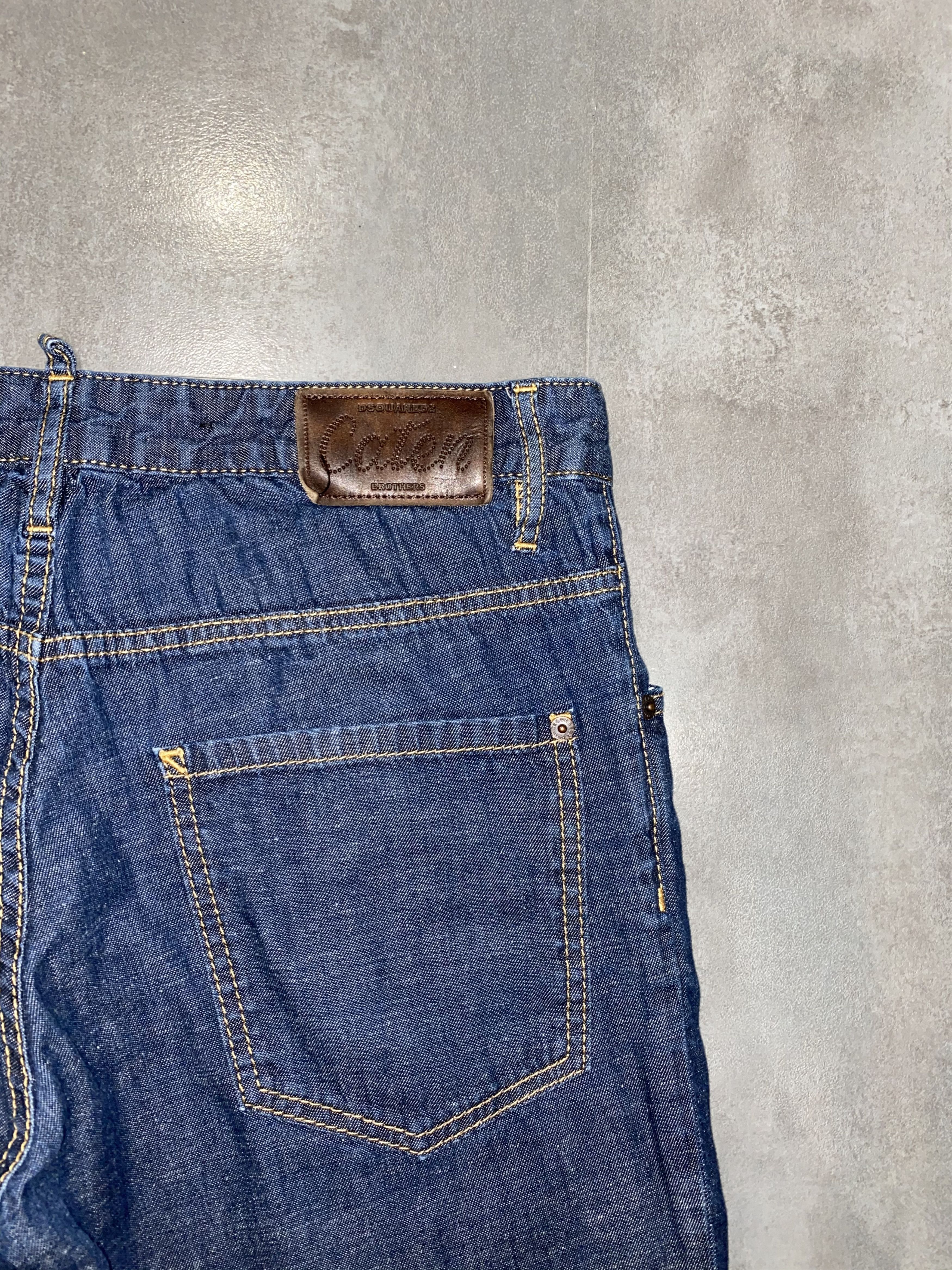 Dsquared2 FW14 Dsquared2 Light Dark Indigo Styled Denim Pants Size US 32 / EU 48 - 12 Thumbnail