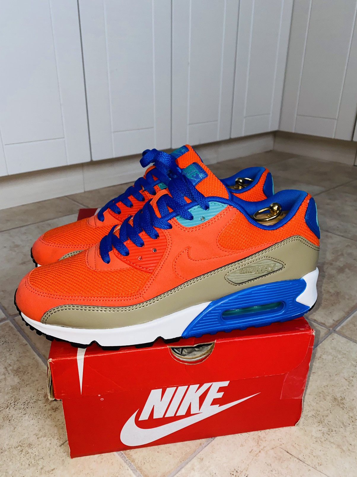 Nike × atmos NikeLab Air Max 90 Bw 180 Tn KAWS 95 Maharishi Bw Size US 9.5 / EU 42-43 - 8 Thumbnail