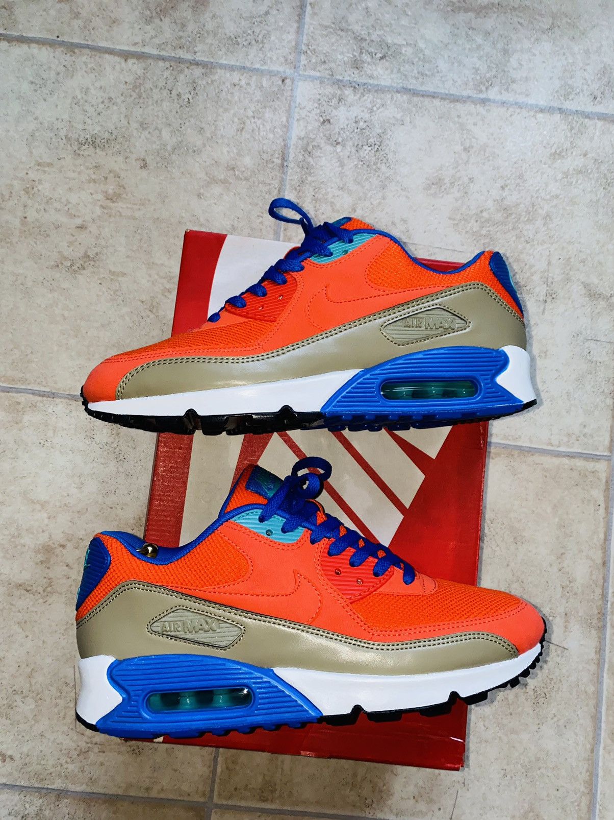 Nike × atmos NikeLab Air Max 90 Bw 180 Tn KAWS 95 Maharishi Bw Size US 9.5 / EU 42-43 - 17 Thumbnail