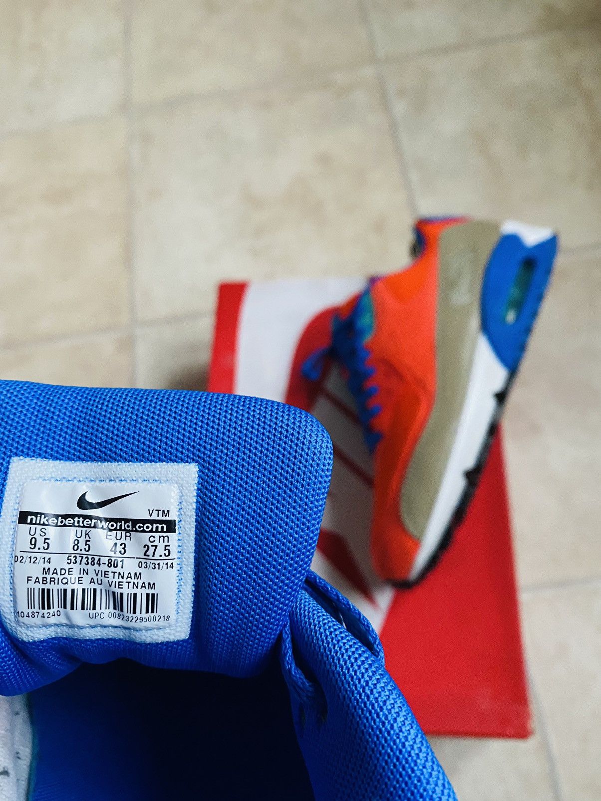 Nike × atmos NikeLab Air Max 90 Bw 180 Tn KAWS 95 Maharishi Bw Size US 9.5 / EU 42-43 - 5 Thumbnail