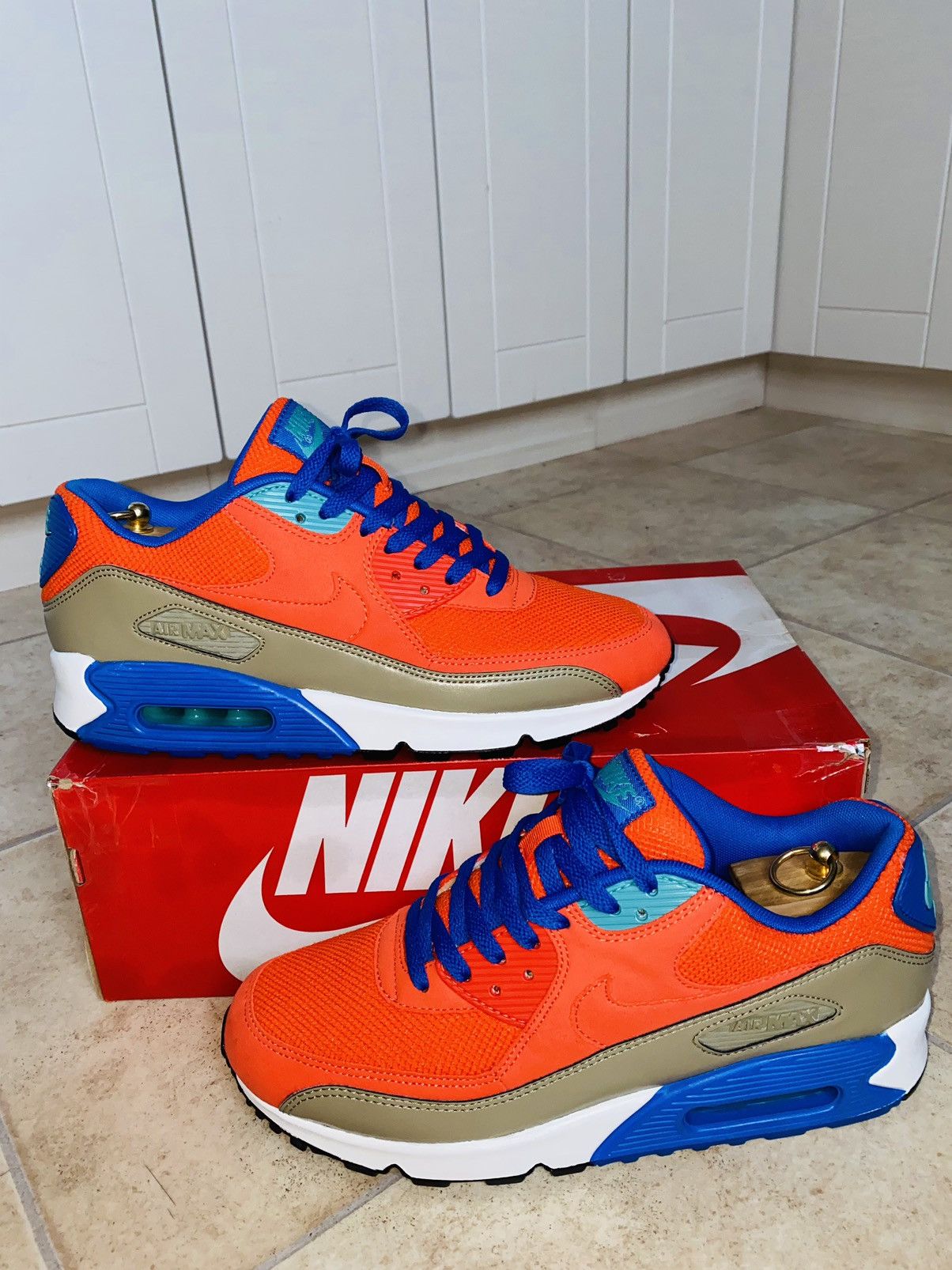 Nike × atmos NikeLab Air Max 90 Bw 180 Tn KAWS 95 Maharishi Bw Size US 9.5 / EU 42-43 - 3 Thumbnail