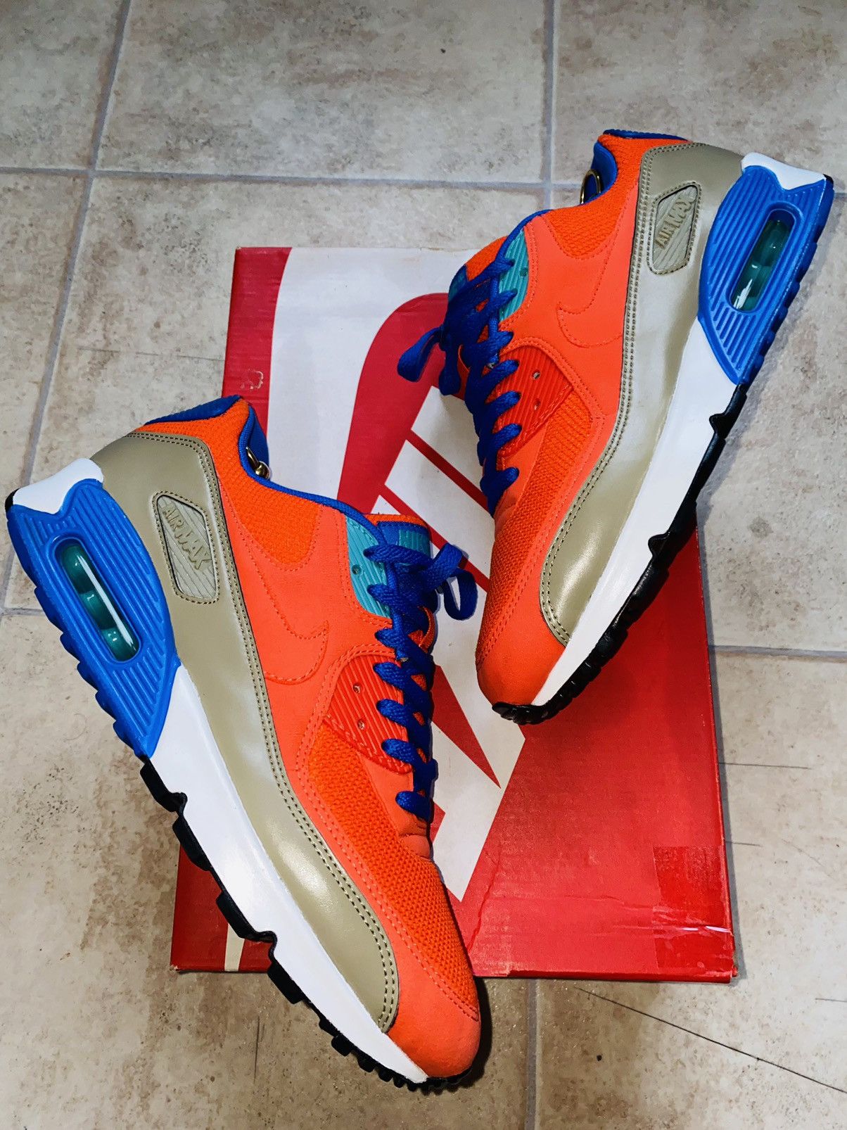 Nike × atmos NikeLab Air Max 90 Bw 180 Tn KAWS 95 Maharishi Bw Size US 9.5 / EU 42-43 - 11 Thumbnail