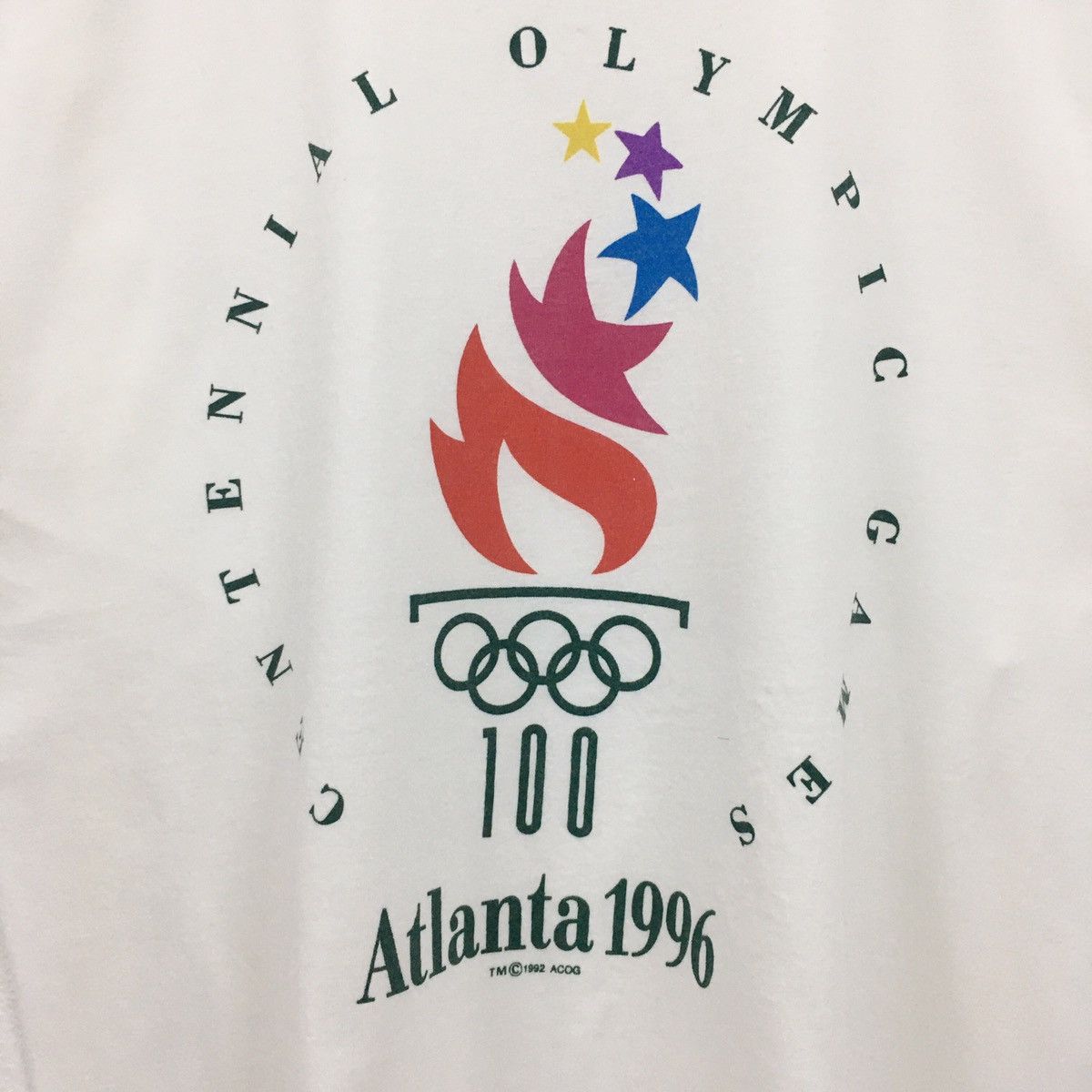 USA Olympics × Vintage Rare Vintage 1992 Cantennial Olympic Games Atlanta 1996 Tee Size US L / EU 52-54 / 3 - 5 Thumbnail