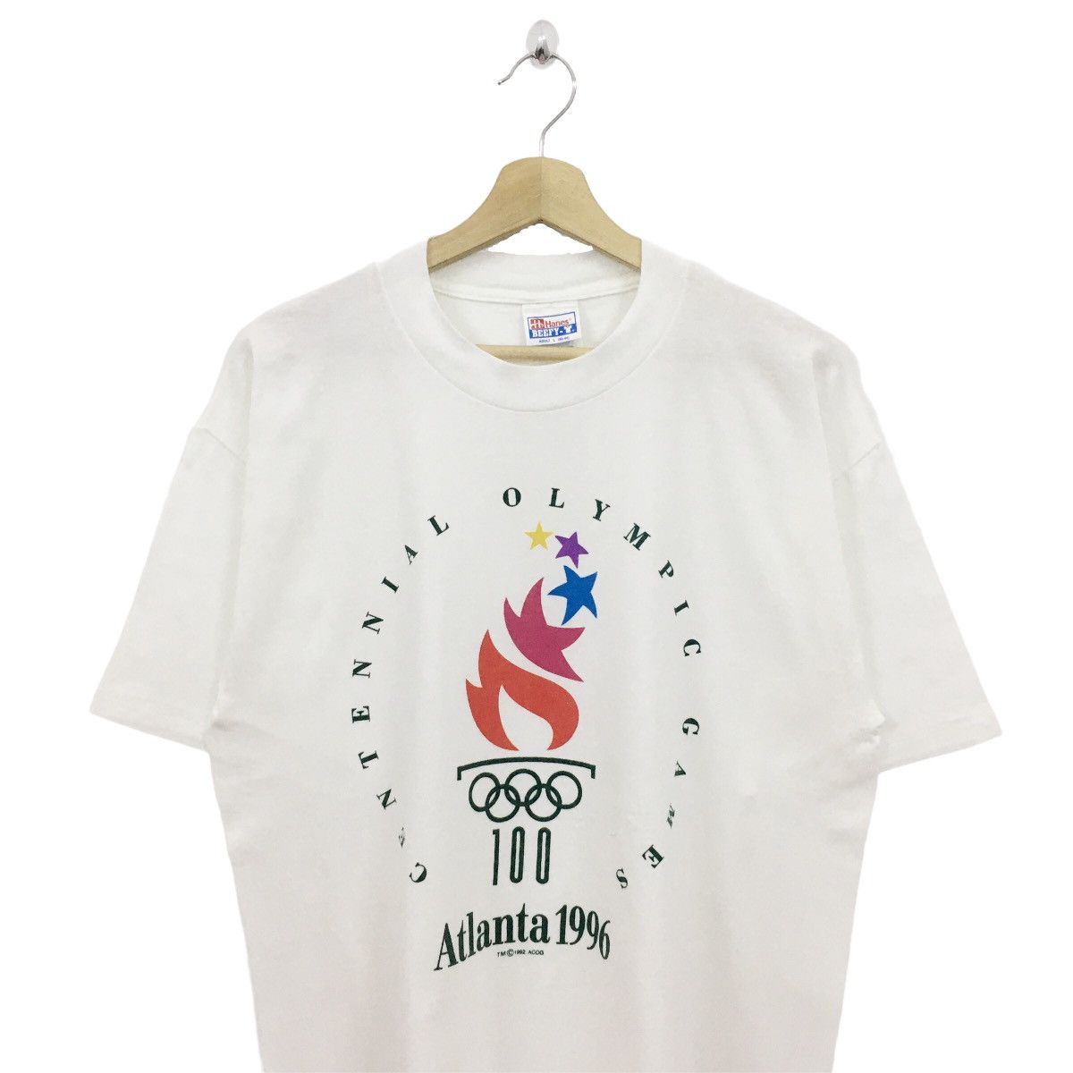 USA Olympics × Vintage Rare Vintage 1992 Cantennial Olympic Games Atlanta 1996 Tee Size US L / EU 52-54 / 3 - 7 Thumbnail