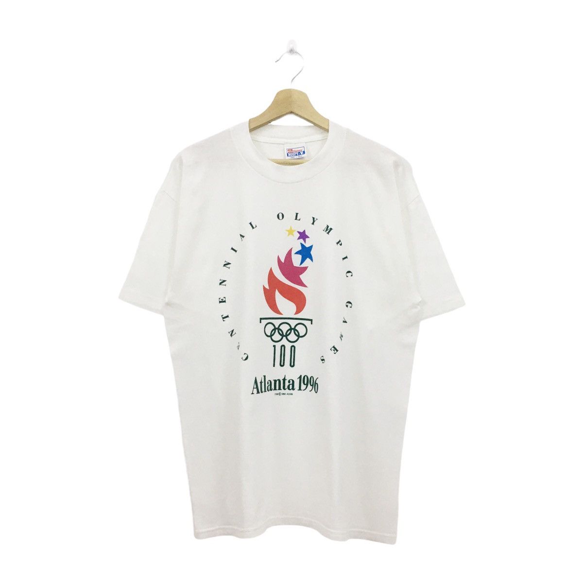 USA Olympics × Vintage Rare Vintage 1992 Cantennial Olympic Games Atlanta 1996 Tee Size US L / EU 52-54 / 3 - 1 Thumbnail