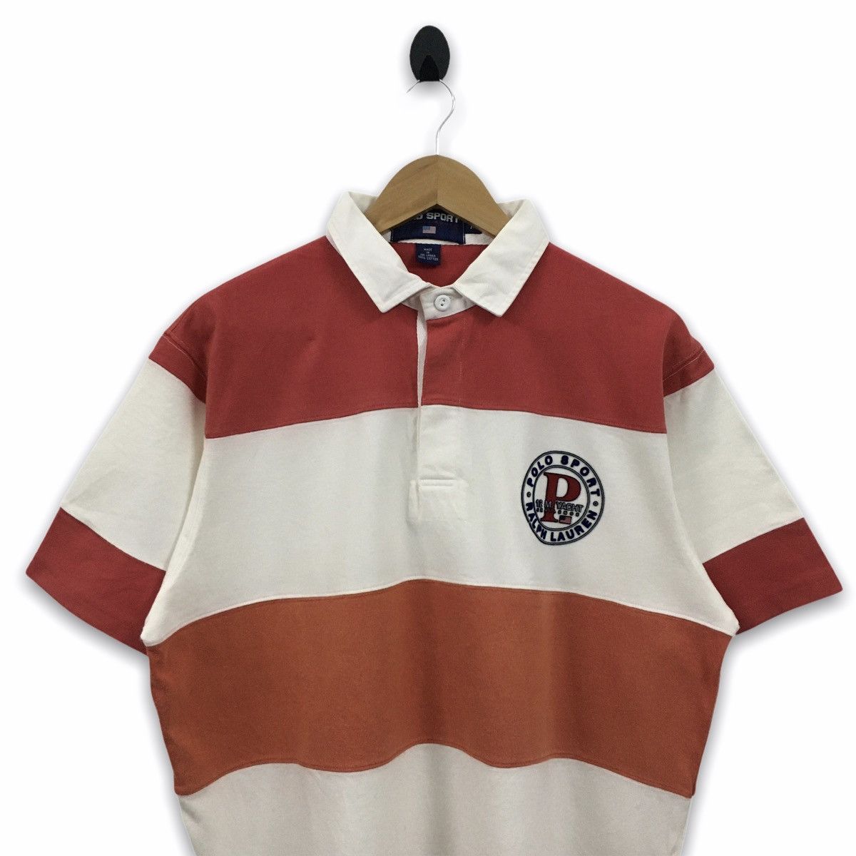 Polo Ralph Lauren × Vintage Rare Vintage Polo Sport Ralph Lauren Polo Shirt Size US L / EU 52-54 / 3 - 5 Thumbnail